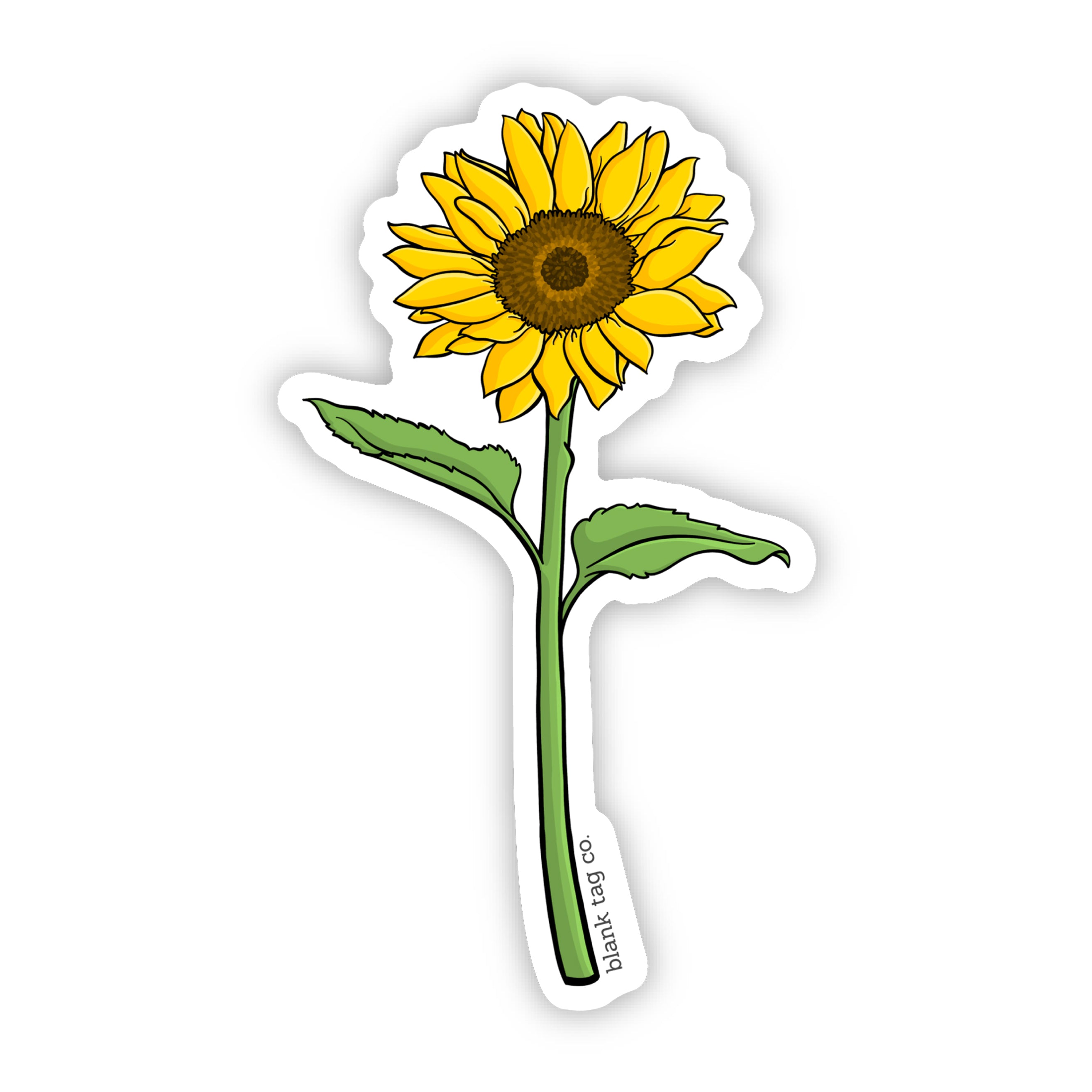  The Sunflower Vinyl Sticker Decal、mySite、ghnorth