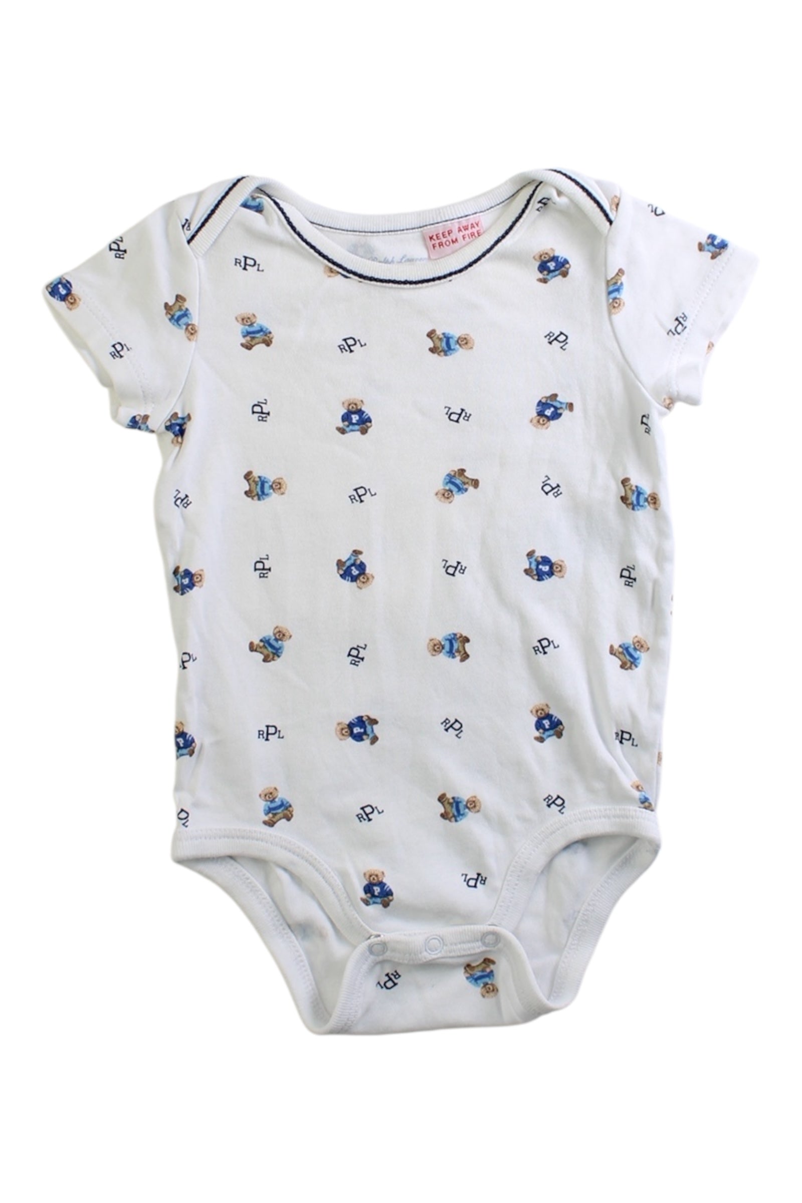 Ralph Lauren Printed Bodysuit 3-6M、mySite、g9winljtr