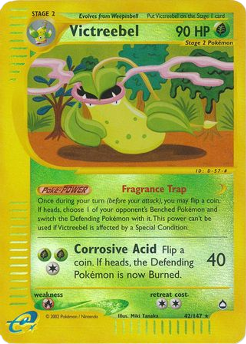 Victreebel - 42/147 - Rare Reverse Holo、mySite、waistdrama