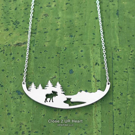 Wild Animal Necklaces Stainless Steel MADE IN THE USA*、mySite、g9winljtr