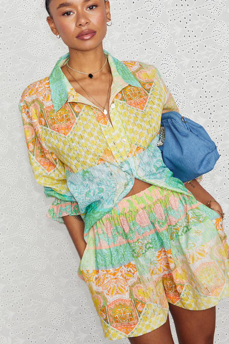 Boho Elissa Shorts、mySite、solidvoid