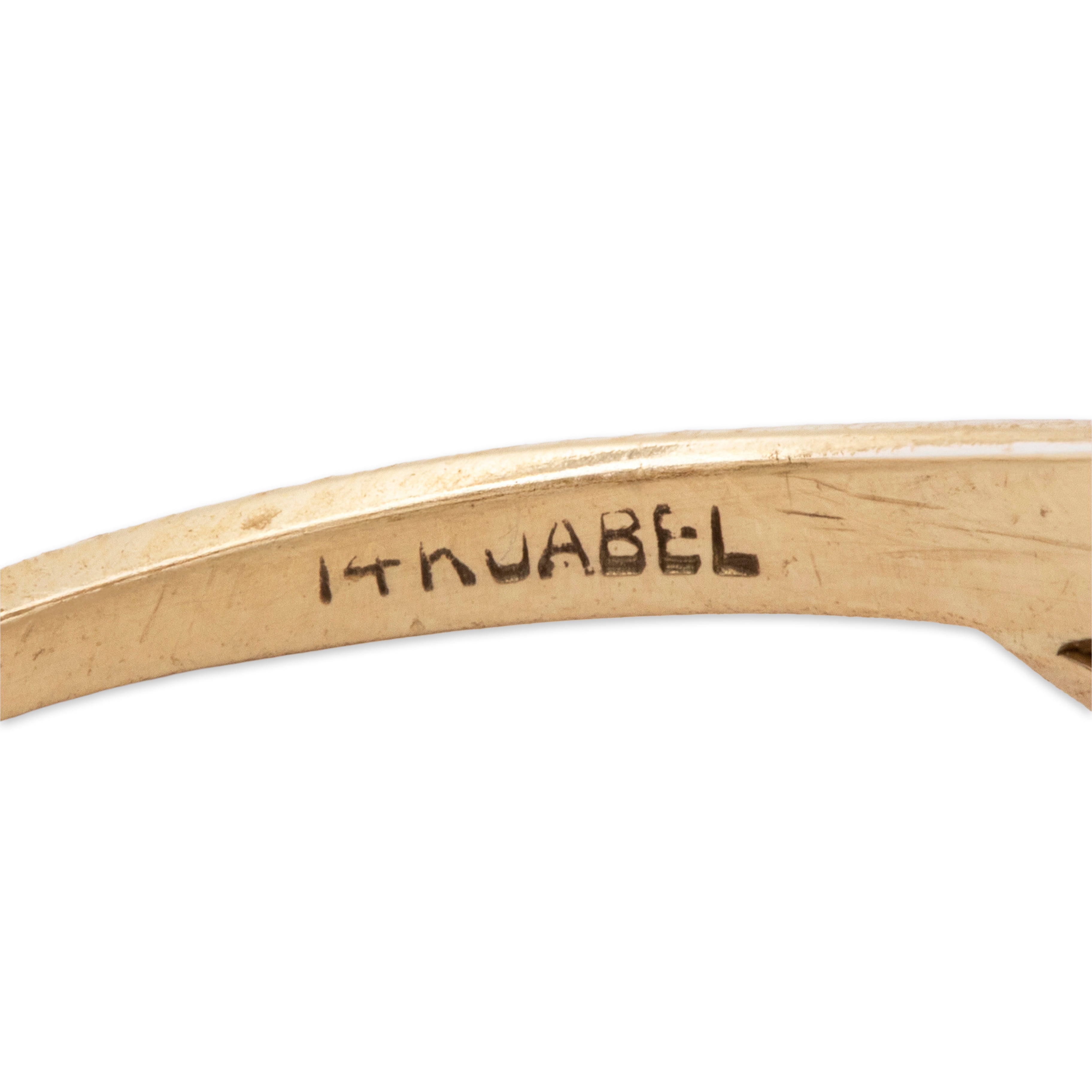 Vintage Jabel 14k Yellow Gold .546cttw Old Mine Cut Diamond Statement Ring 7.75、mySite、hinf8tx79