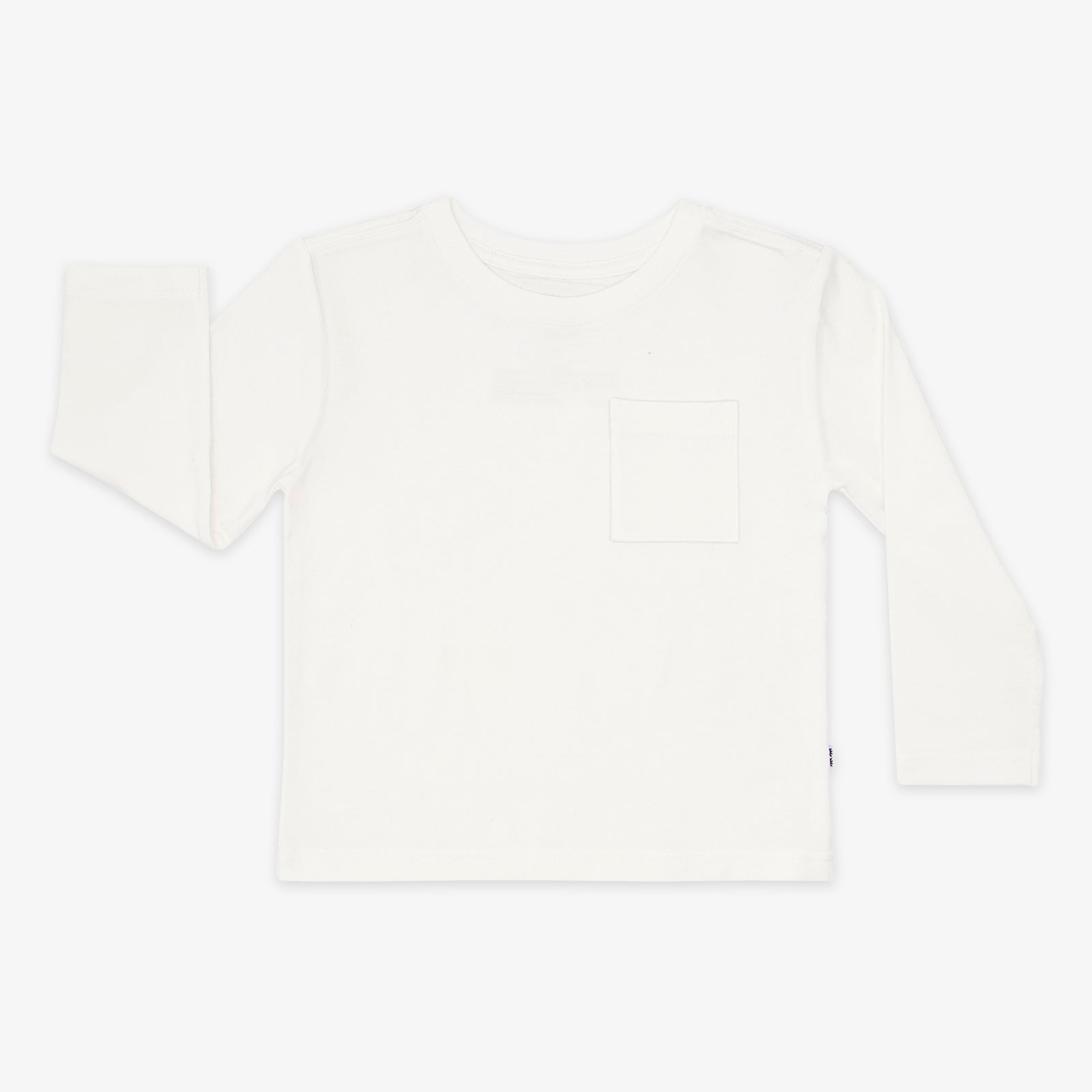 Soft White Long Sleeve Relaxed Pocket Tee、mySite、g9winljtr