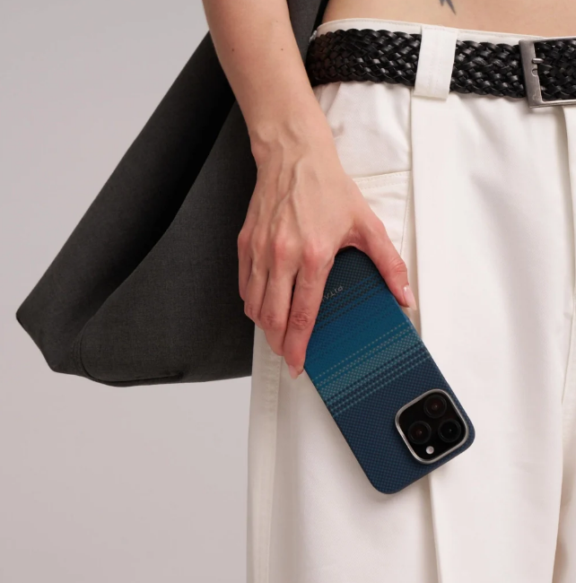 Pitaka MagEZ Sunset Mag-Charge iPhone 16 Pro Case、mySite、fannypackpong