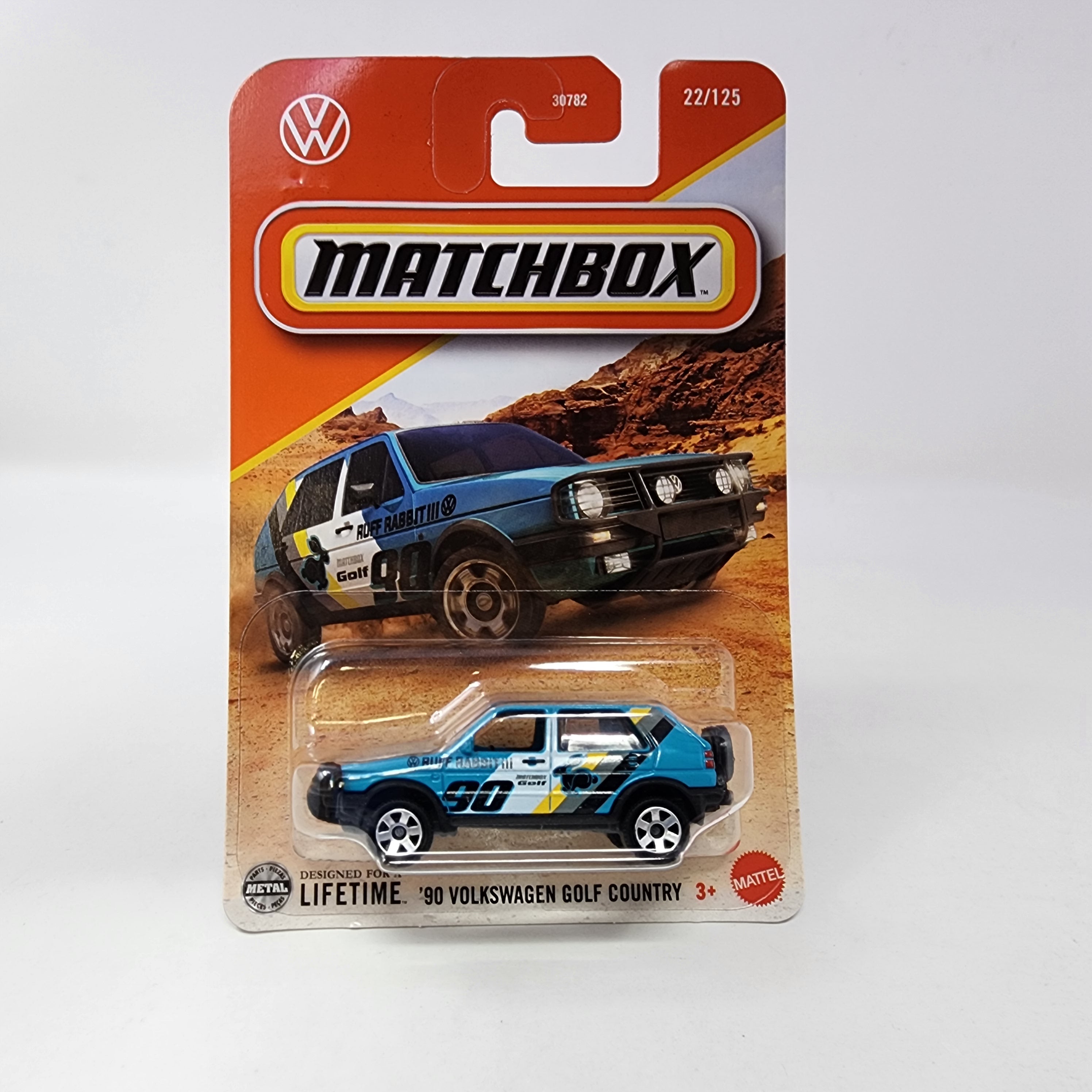 '90 Volkswagen Golf Country #22 * Blue * 2025 Matchbox Case D、mySite、hgirdovlk