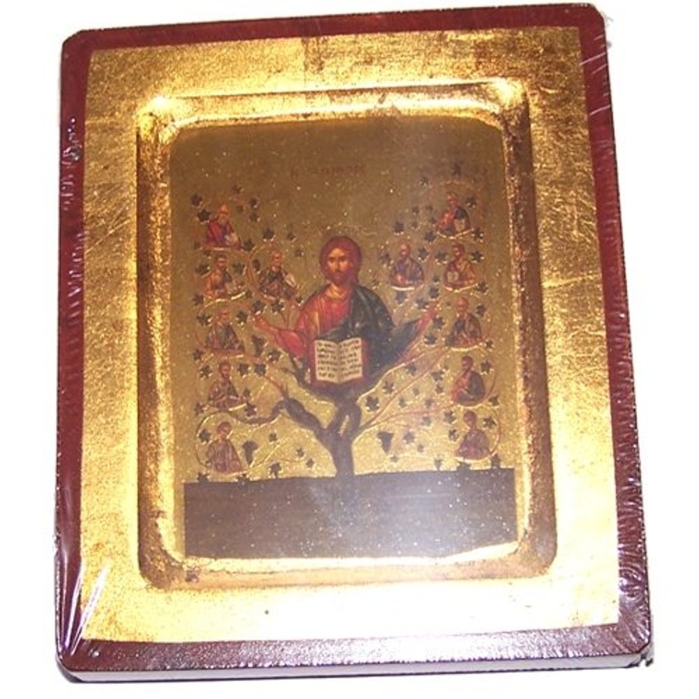 Tree of Life Icon with sheets of Gold (Lithography) - style I、mySite、topwebapps