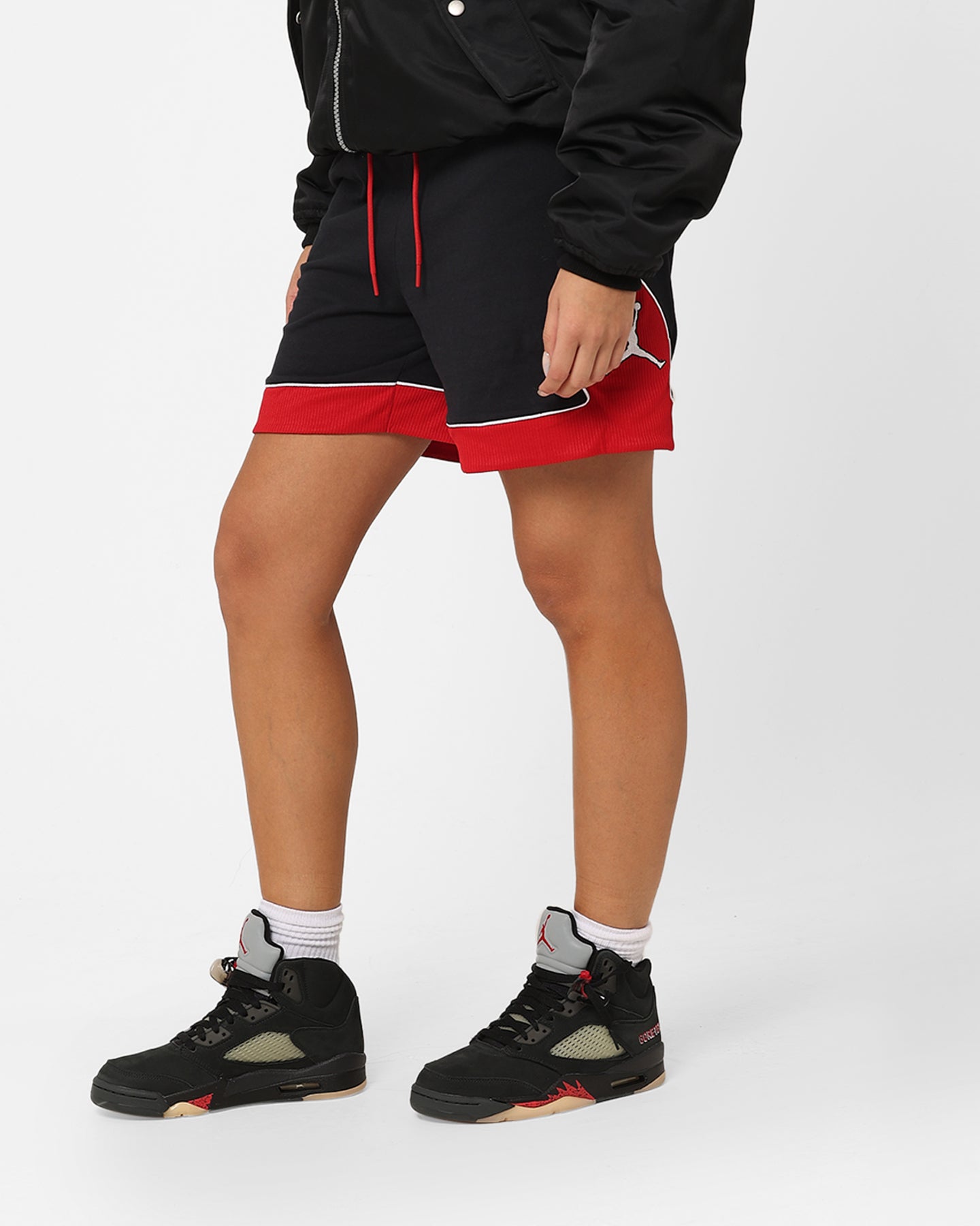 Jordan Women's Lightweight Diamond Shorts Black/Gym Red/White、mySite、zt4zffjzw