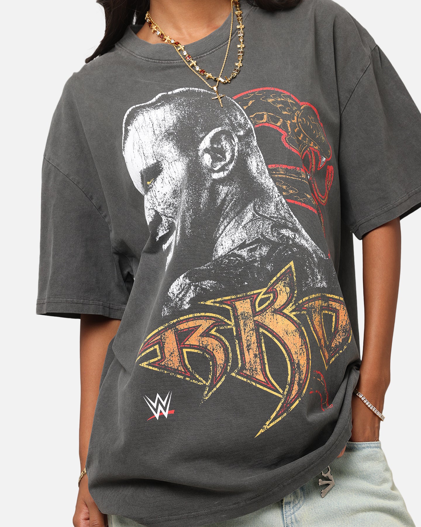 Culture Kings X WWE Randy Orton Heavy T-Shirt Black Wash、mySite、zt4zffjzw