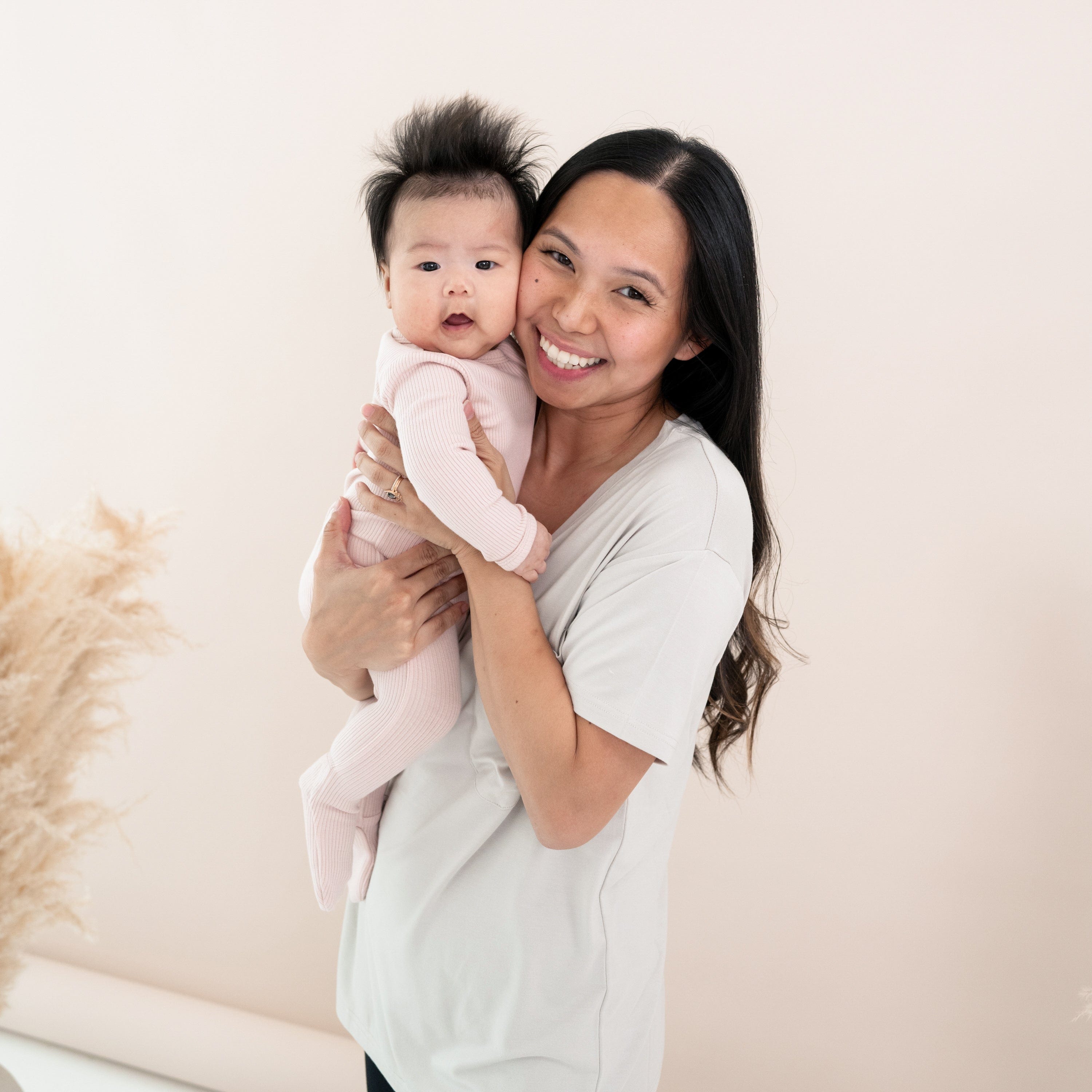  Ribbed Zipper Footie in Blush、mySite、layawaytickets