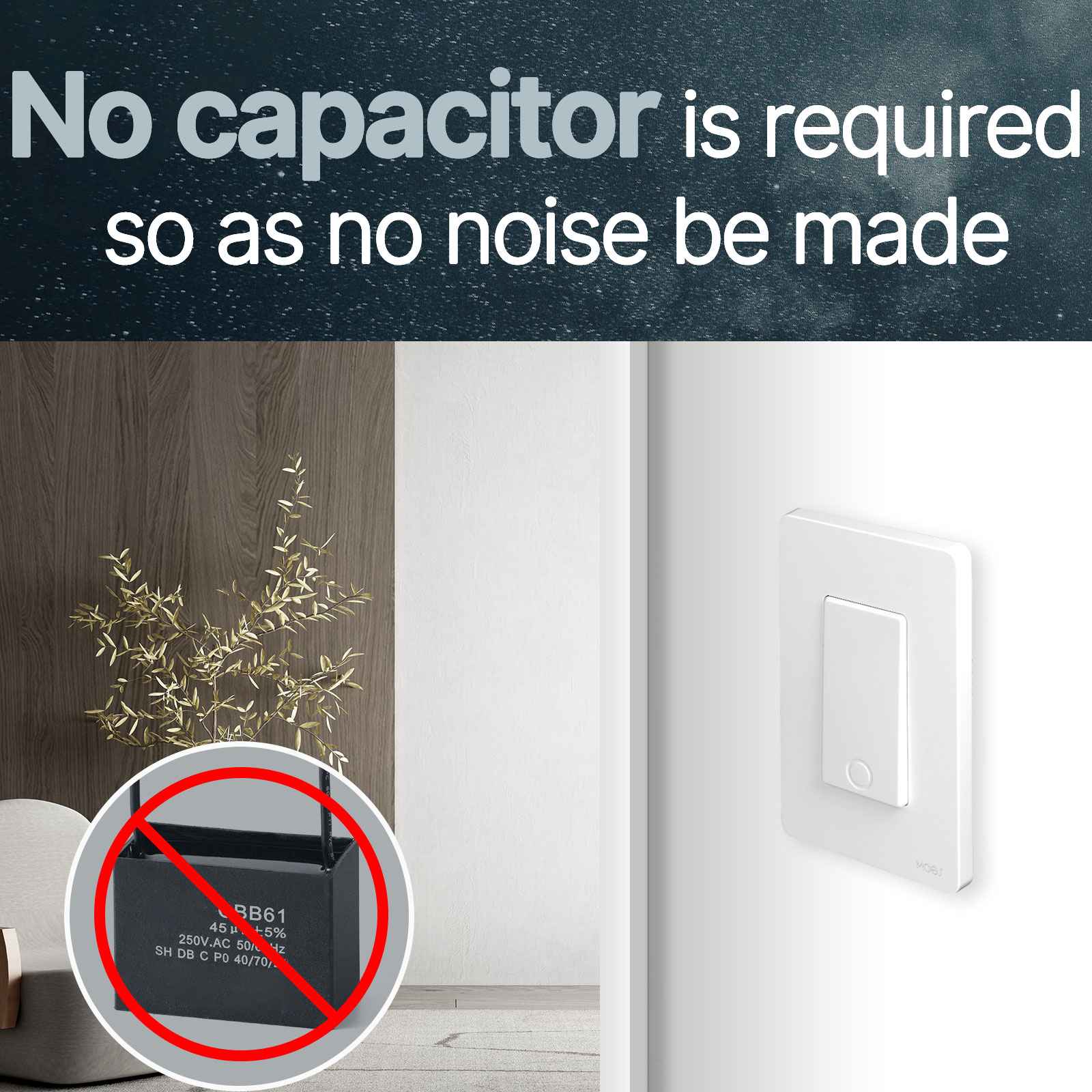 MOES Star Ring ZigBee Smart Light Switch Single Pole, No Neutral Required, No Capacitor、mySite、fannypackpong