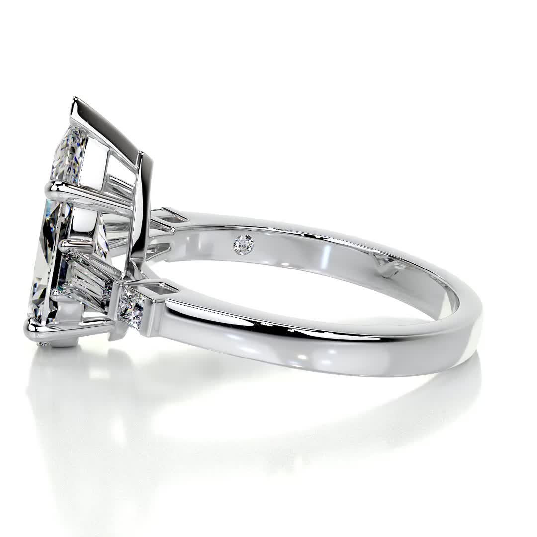 Keyshawna Diamond Engagement Ring -Platinum、mySite、hinf8tx79