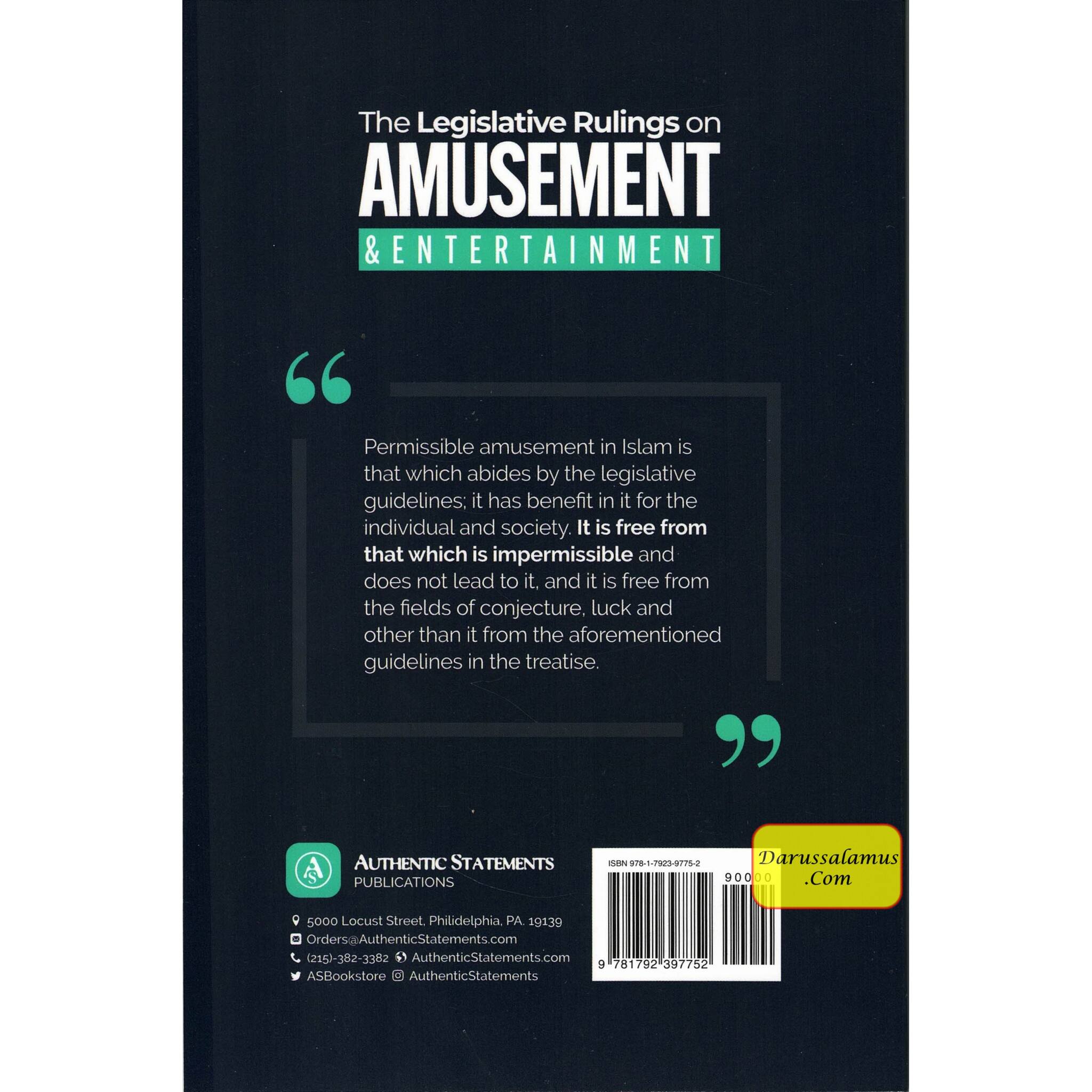 Legislative Rulings on Amusement and Entertainment by Ibrahim al Mazroui、mySite、topwebapps