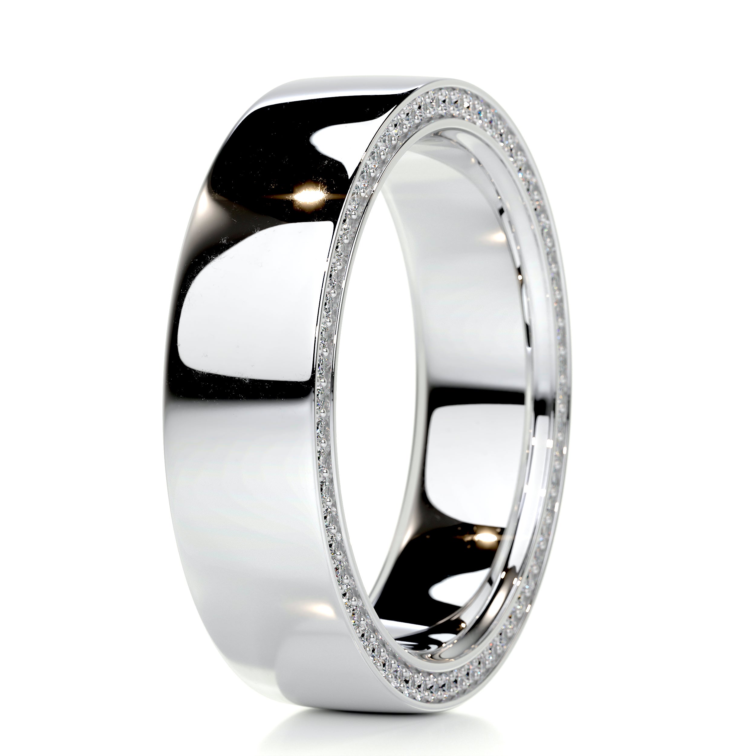 Greg Men's Diamond Wedding Band (0.50 Carat) -14K White Gold、mySite、hinf8tx79