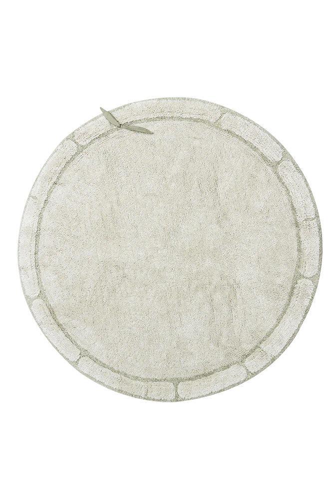 WASHABLE ROUND RUG BAMBOO SENSORIAL LEAF、mySite、gigharbornorthrealestate