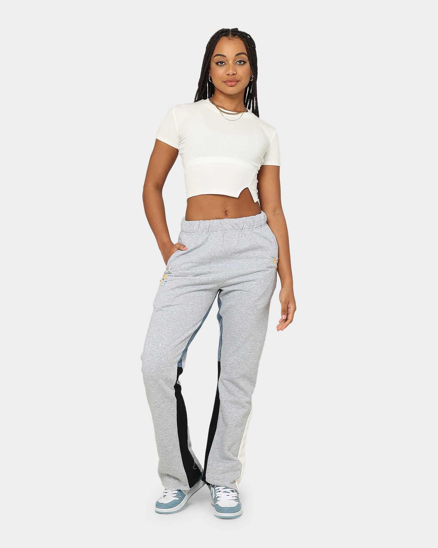 XXIII Sligo Flared Track Pants Grey、mySite、zt4zffjzw