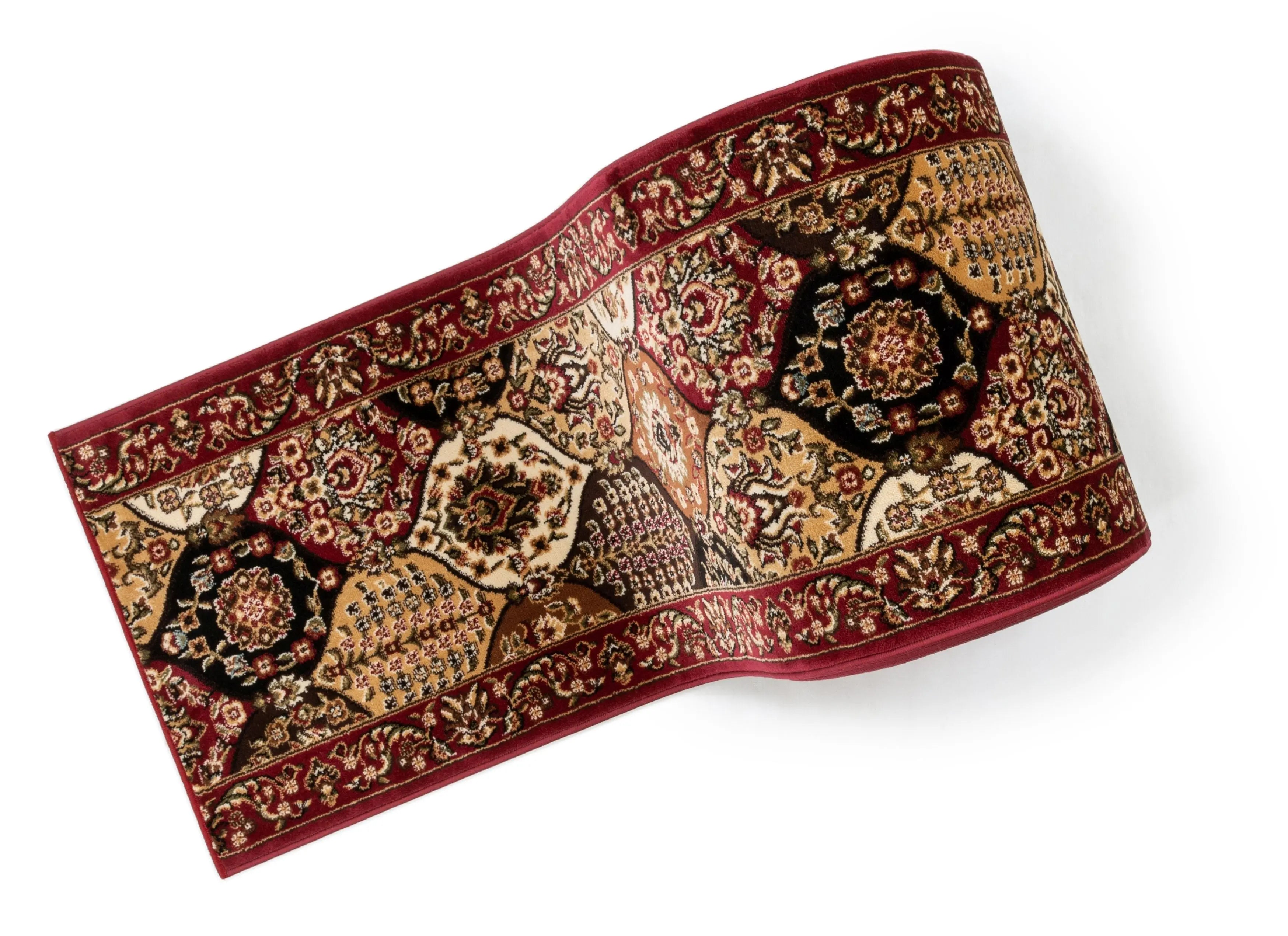 Wentworth Panel Custom Size Runner Traditional Red 27 Inch Wide x Choose Your Length Hallway Runner Rug、mySite、gigharbornorthrealestate