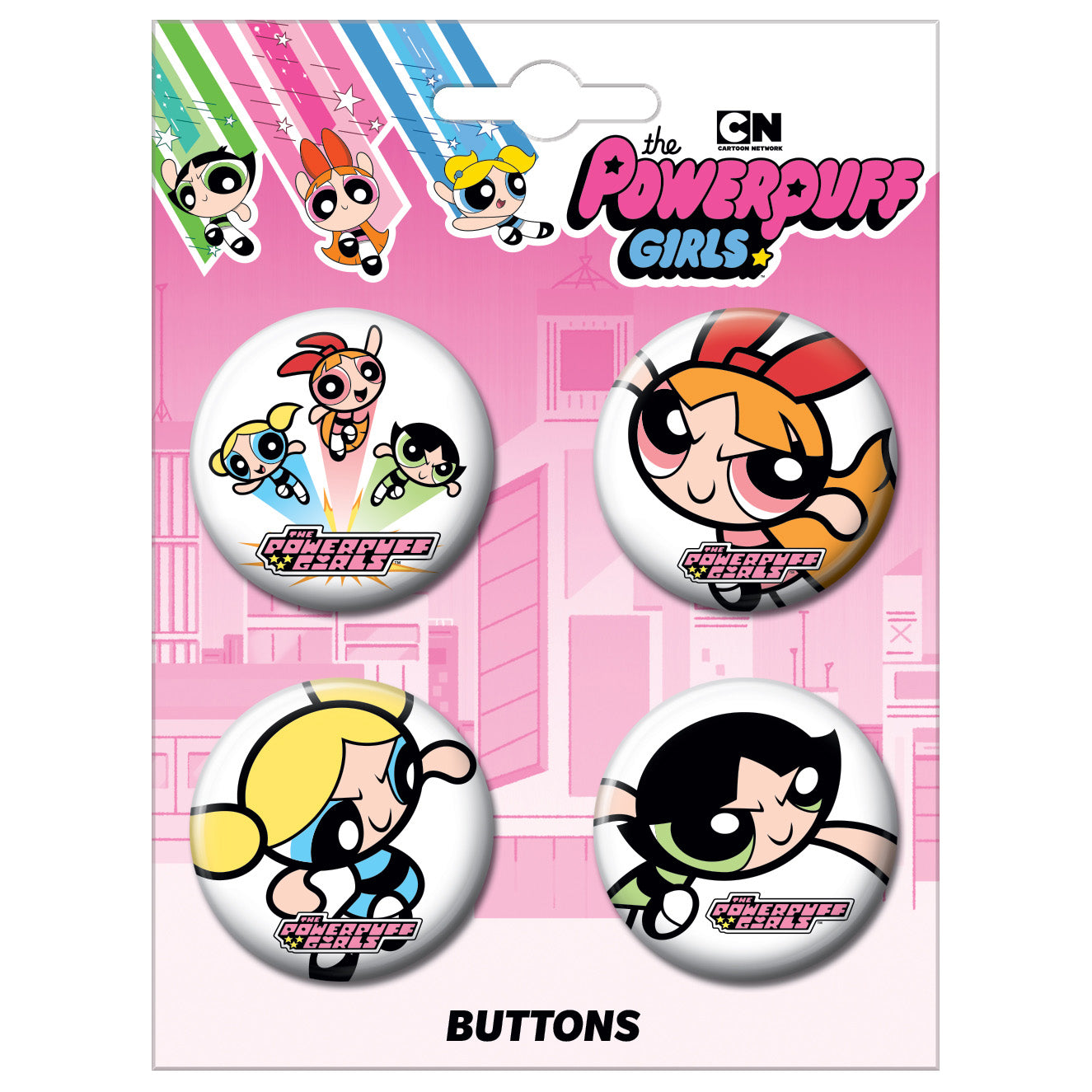  Powerpuff Girls Button Set、mySite、ghnorth