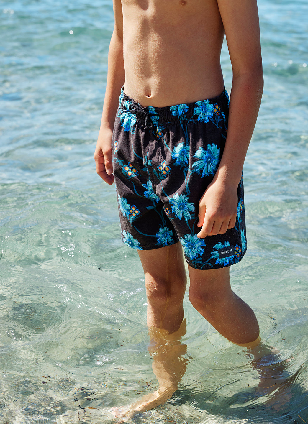 Rip Curl Boys' Surf Revival Floral Volley Shorts (Big Kid)、mySite、noshort
