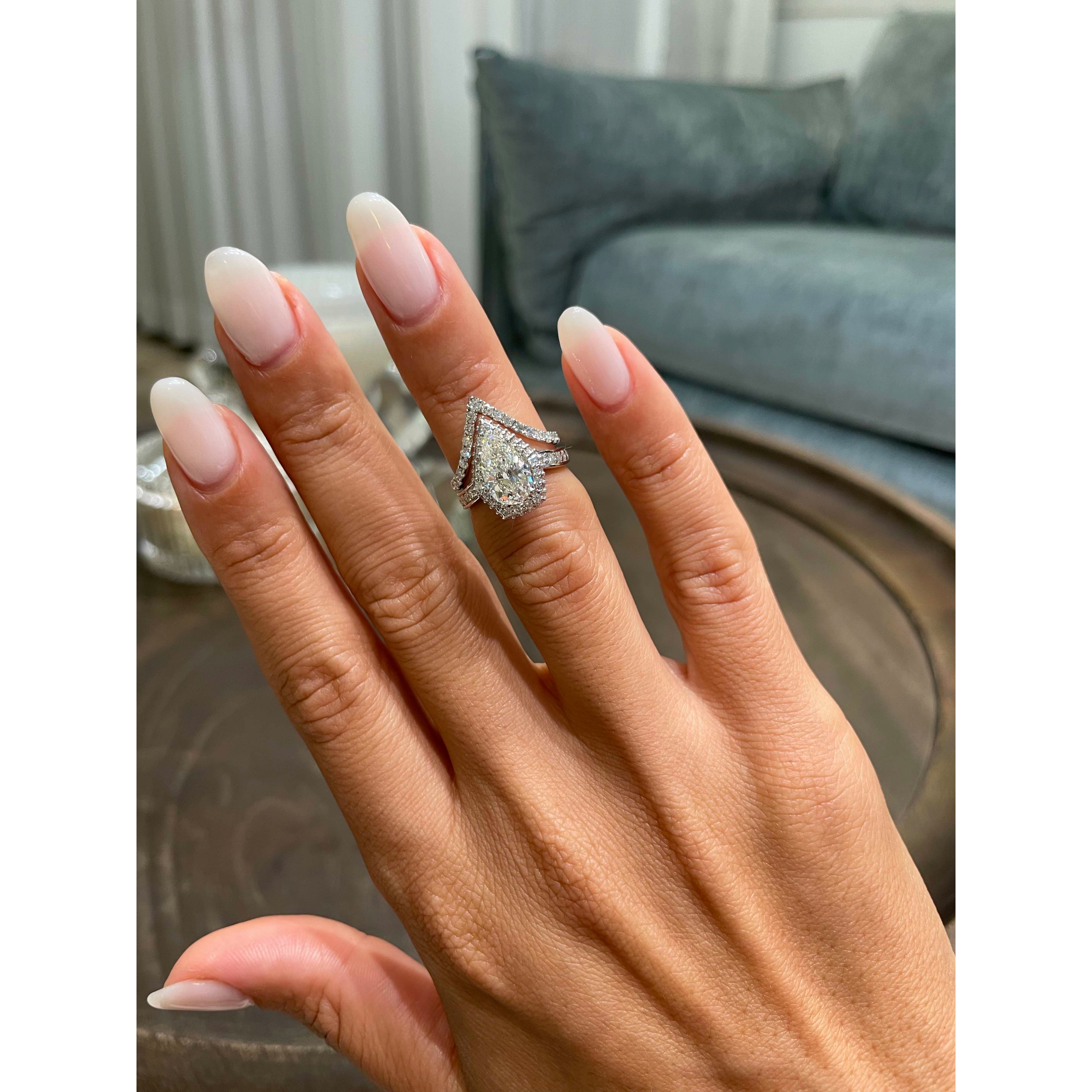 Kendall Lab Grown Diamond Bridal Set -Platinum、mySite、hinf8tx79