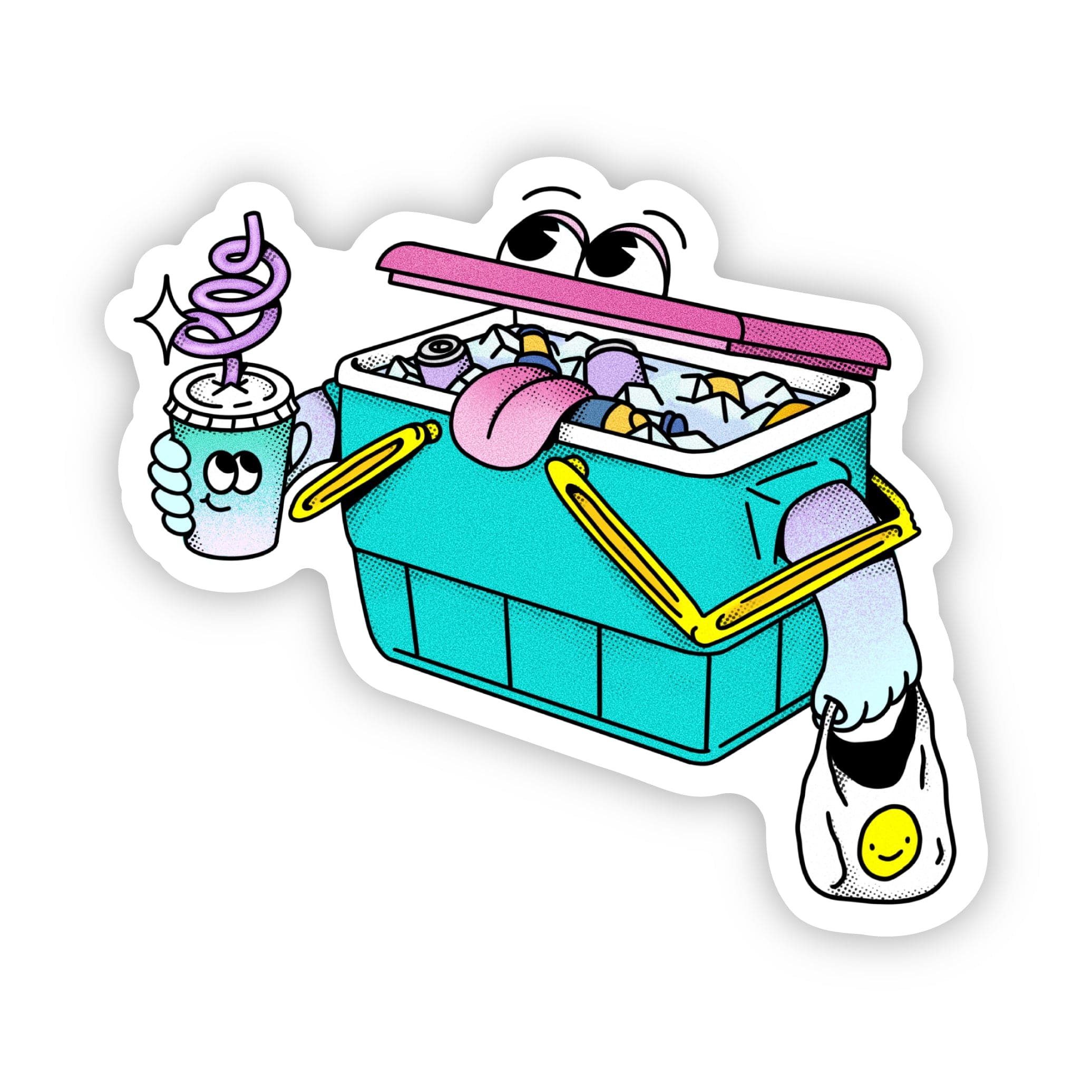  Retro Cooler Sticker、mySite、ghnorth