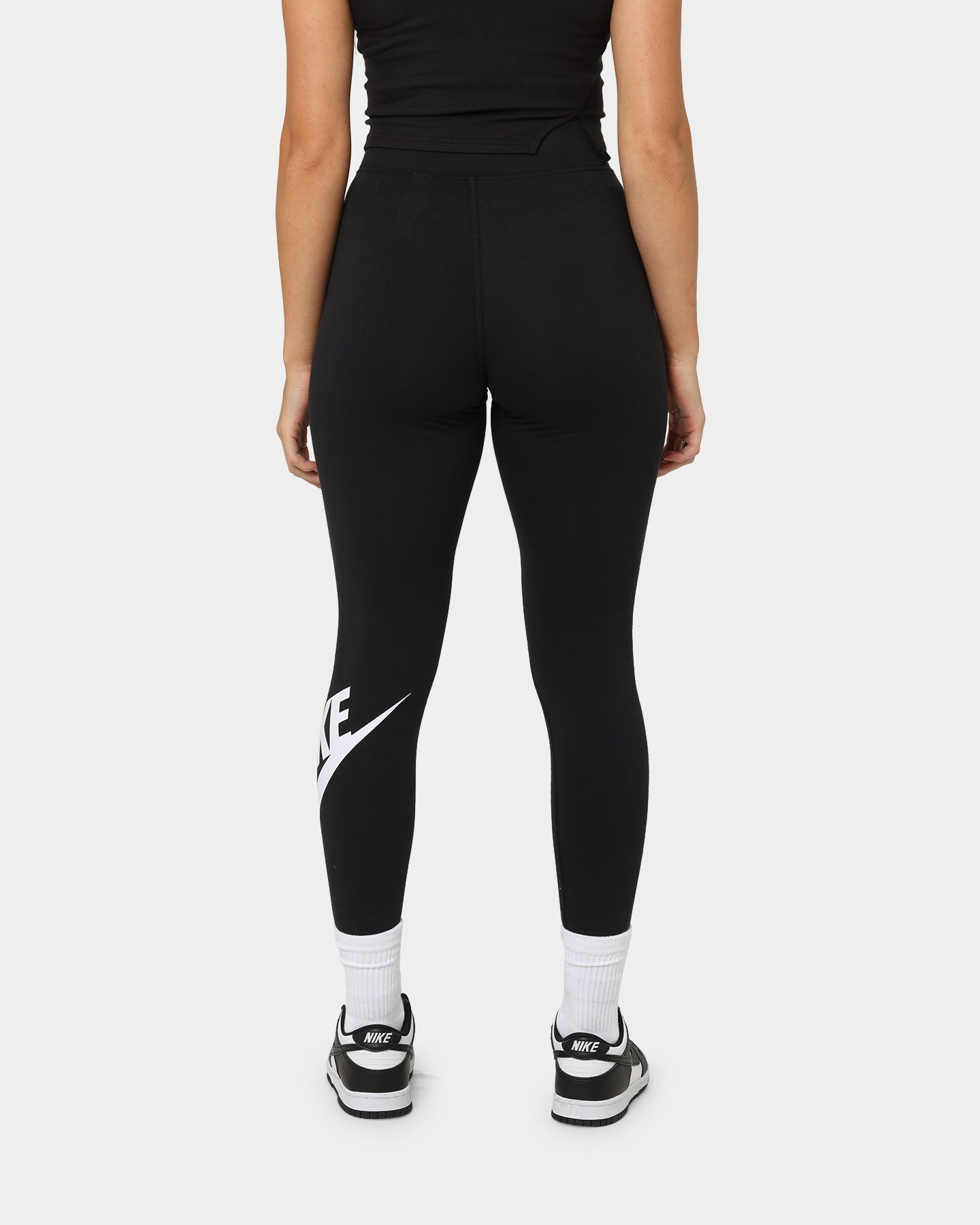 Nike Women's High-Waisted Leggings Black/White、mySite、zt4zffjzw