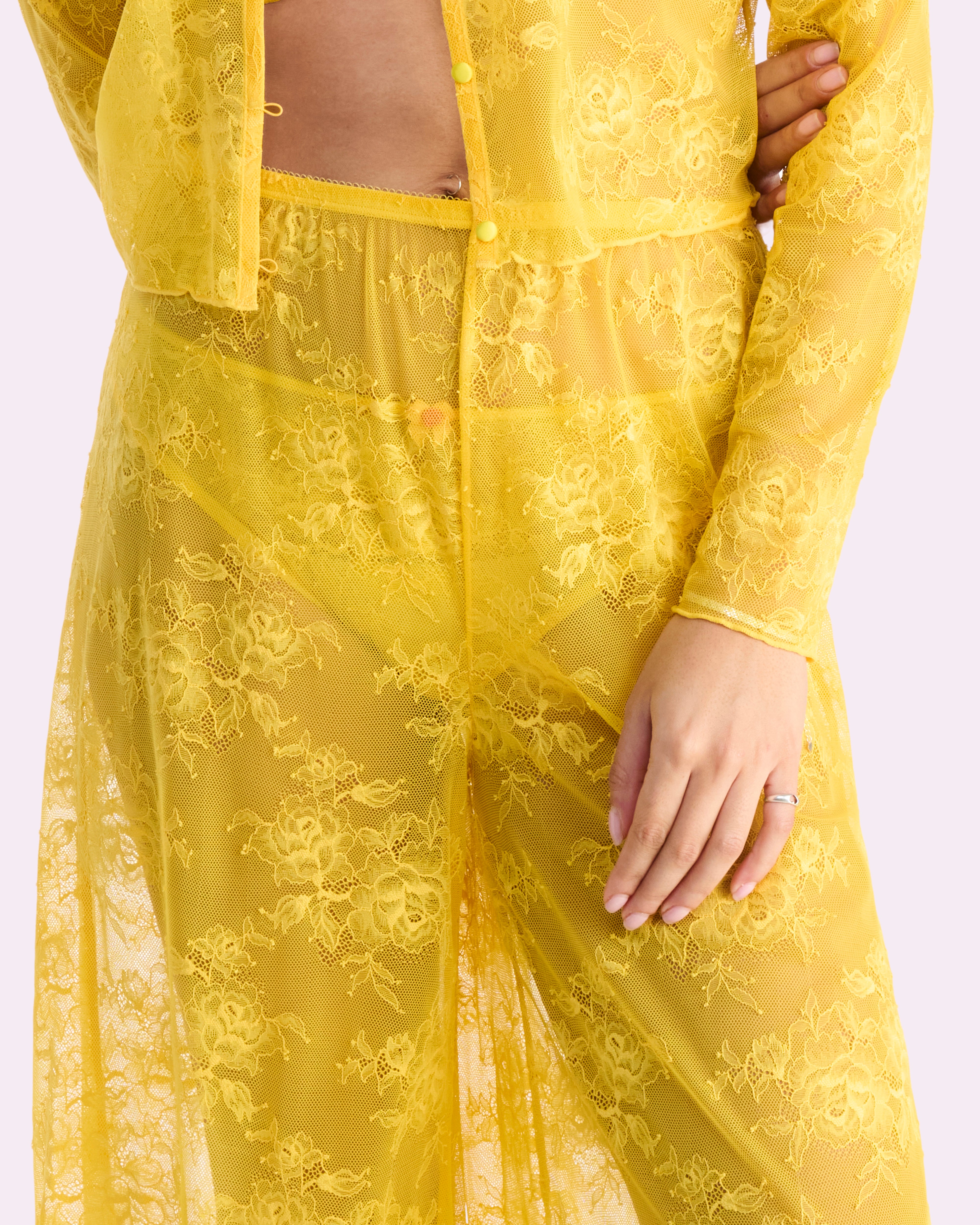 That Lace Wide Leg Pants | That Lace (Daffodil)、mySite、bengalsvssteelers