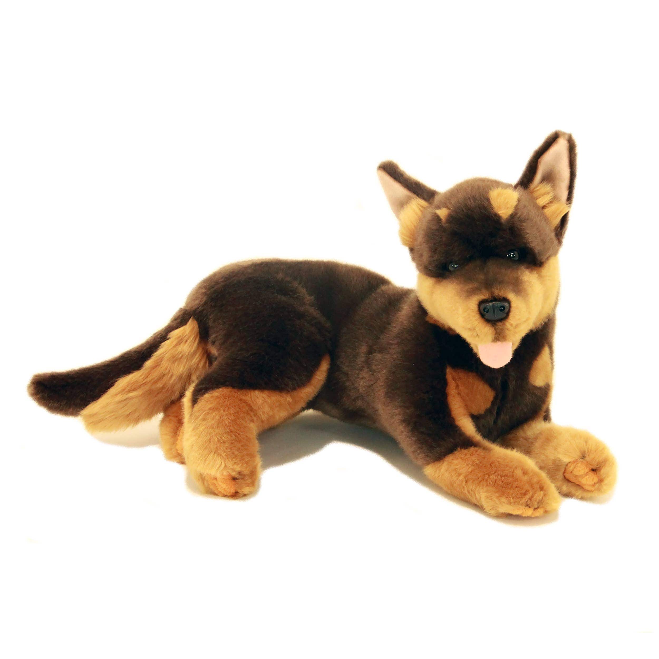 Red and Tan Lying Plush Australian Kelpie Size 40cm/15.7、mySite、g9winljtr