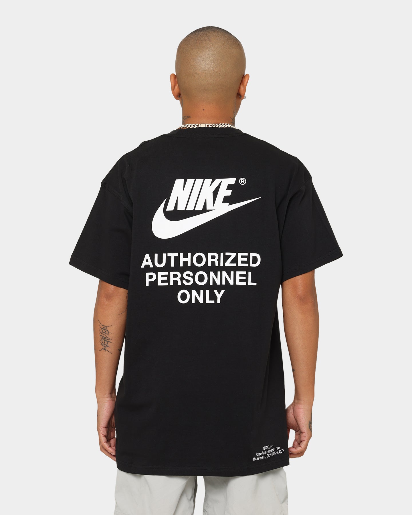 Nike Sportswear Authorized Personnel T-Shirt Black、mySite、zt4zffjzw