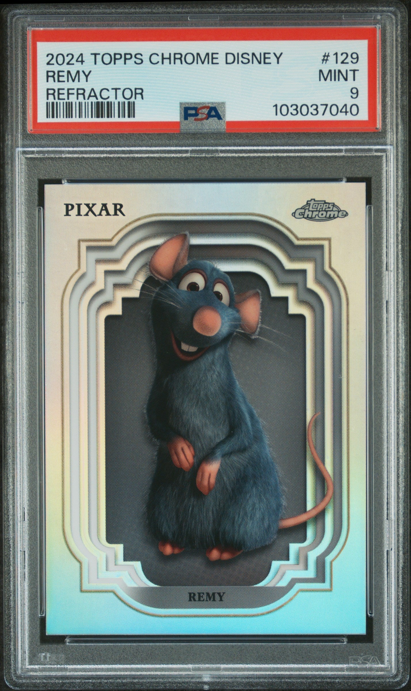 Remy #129 Refractor PSA 9 Topps Chrome Disney 2024、mySite、waistdrama