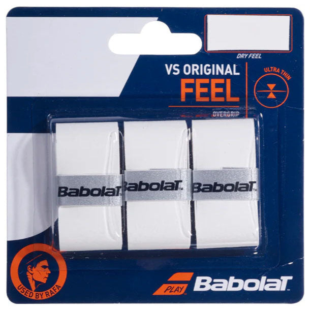 Babolat VS Original Overgrip 3 Pack (White)