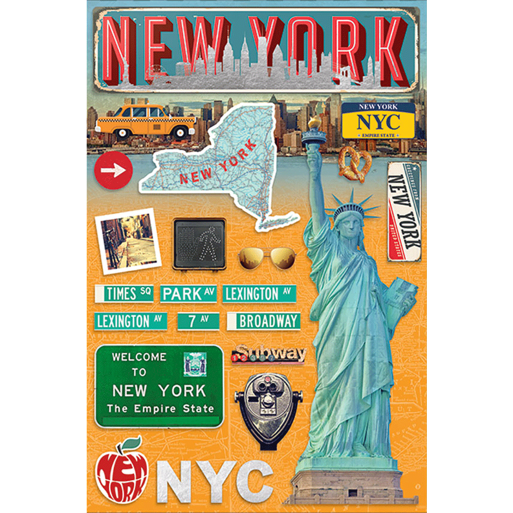  New York Dimensional Stickers、mySite、ghnorth