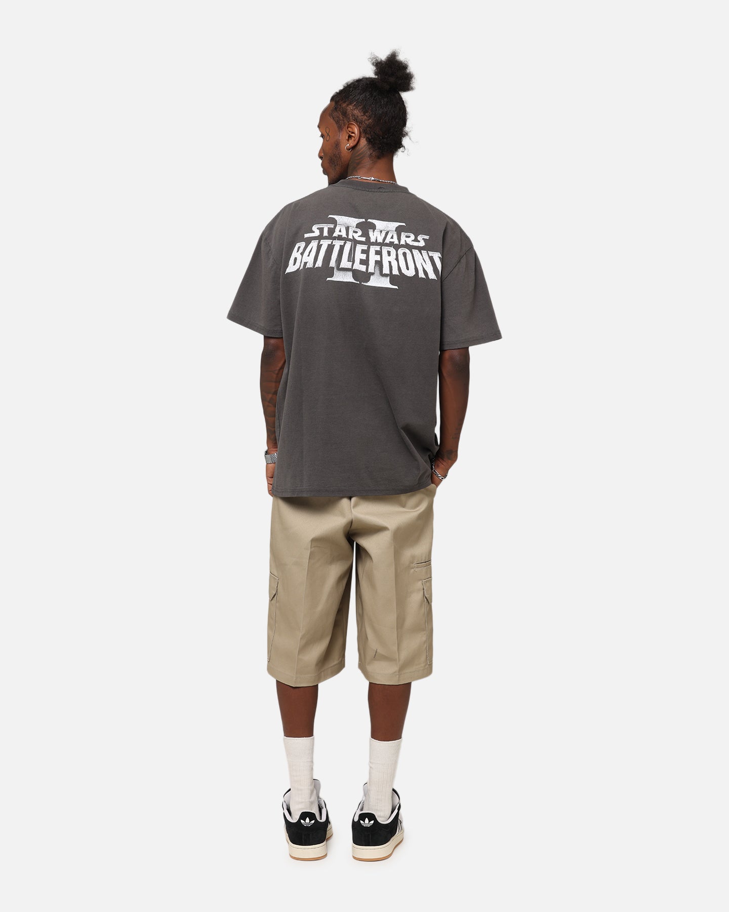 American Thrift Star Wars Battlefront 2 Heavy T-Shirt Black Wash、mySite、zt4zffjzw