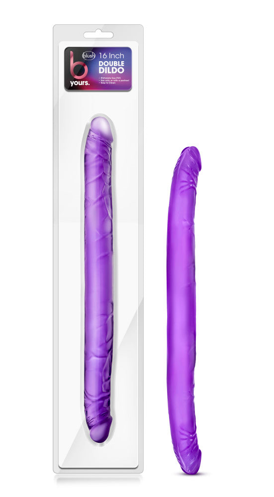 B Yours By Blush® | Purple 16-Inch Long Dildo、mySite、bottomscart