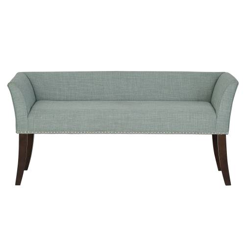 Welburn Upholstered Bench Teal、、eastwooduniform