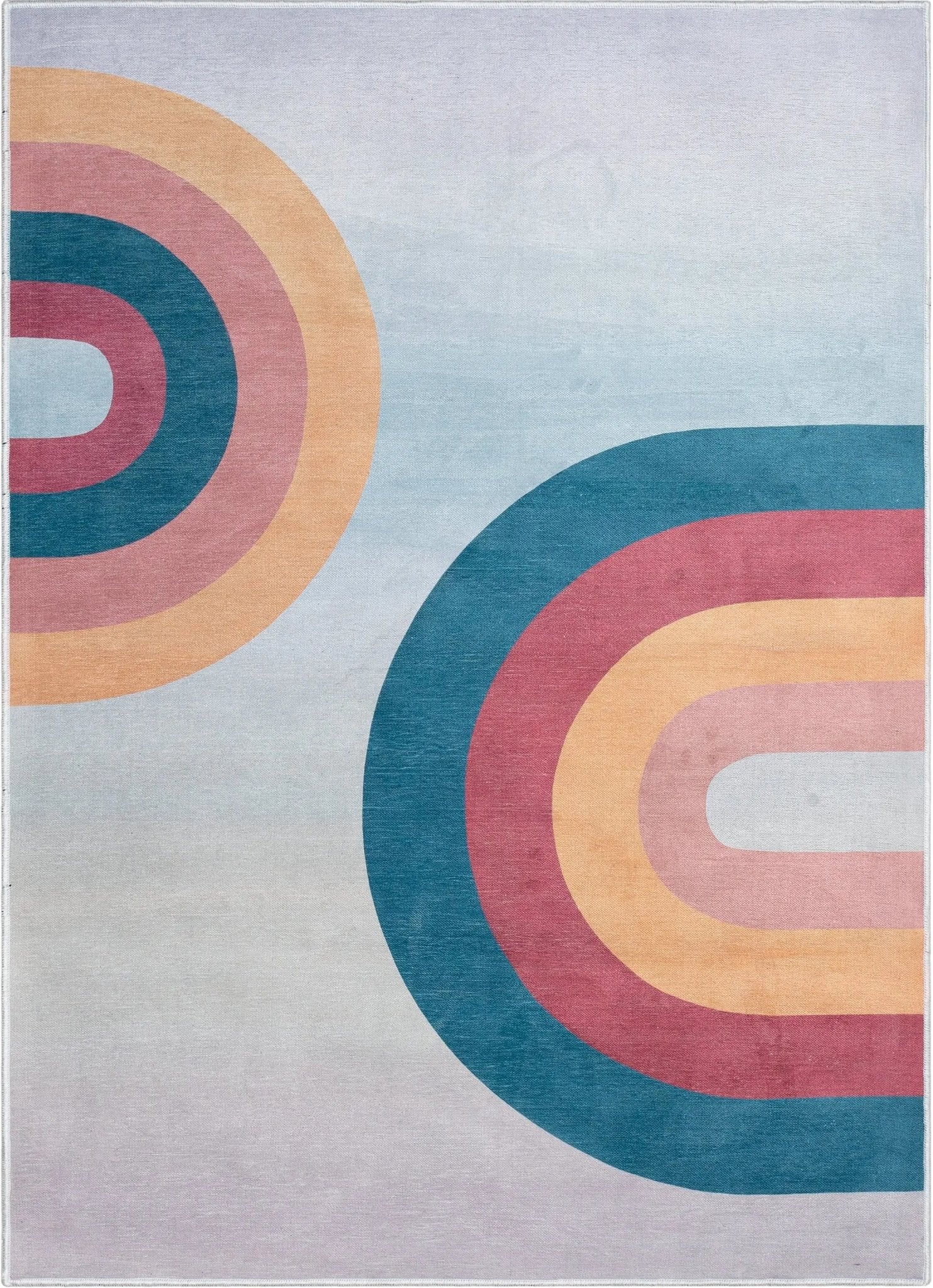 Kaleidoscope Rainbow Modern Multi Color Area Flat-Weave Rug、mySite、gigharbornorthrealestate
