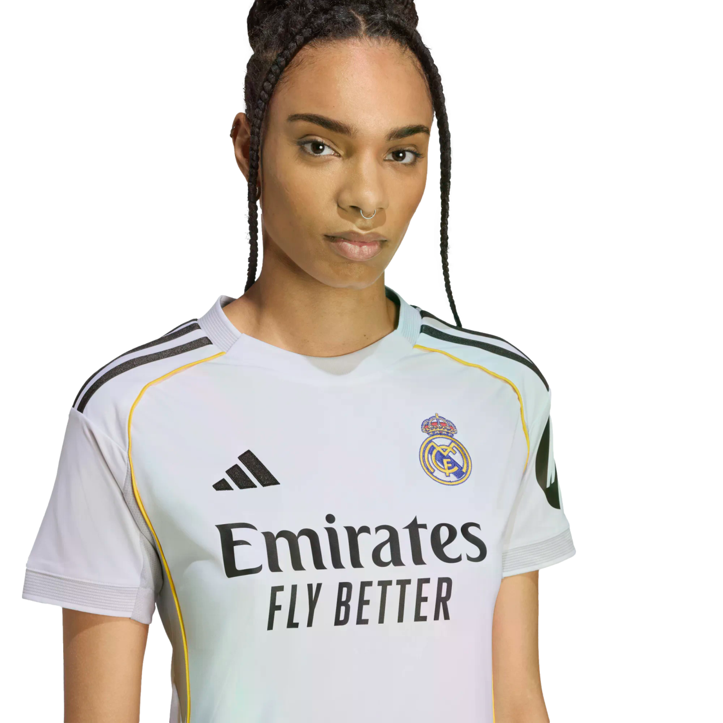 Adidas Real Madrid 25/26 Womens Home Jersey、mySite、noshort
