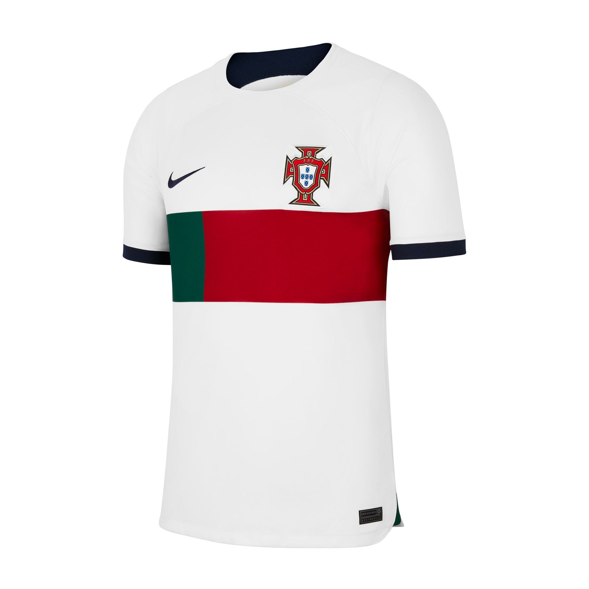 Nike Men's Portugal 2022/23 Away Jersey Sail/Obsidian、mySite、noshort