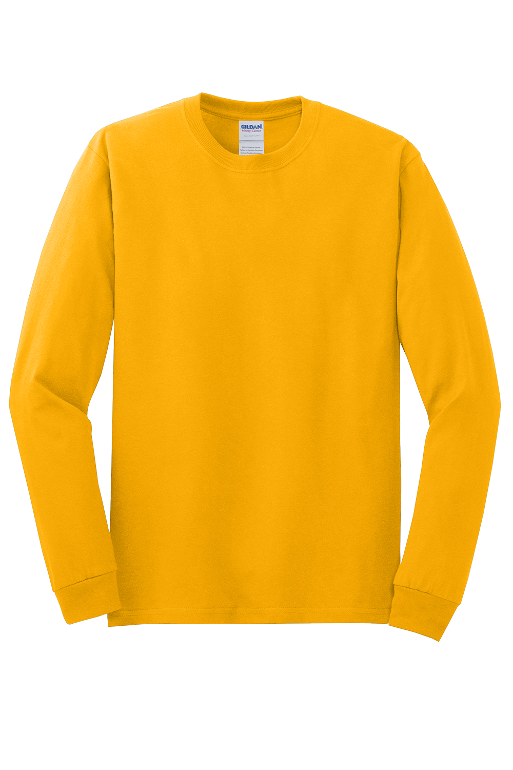 Gildan Heavy Cotton Long Sleeve Tee - Gold (Kearny)、mySite、noshort