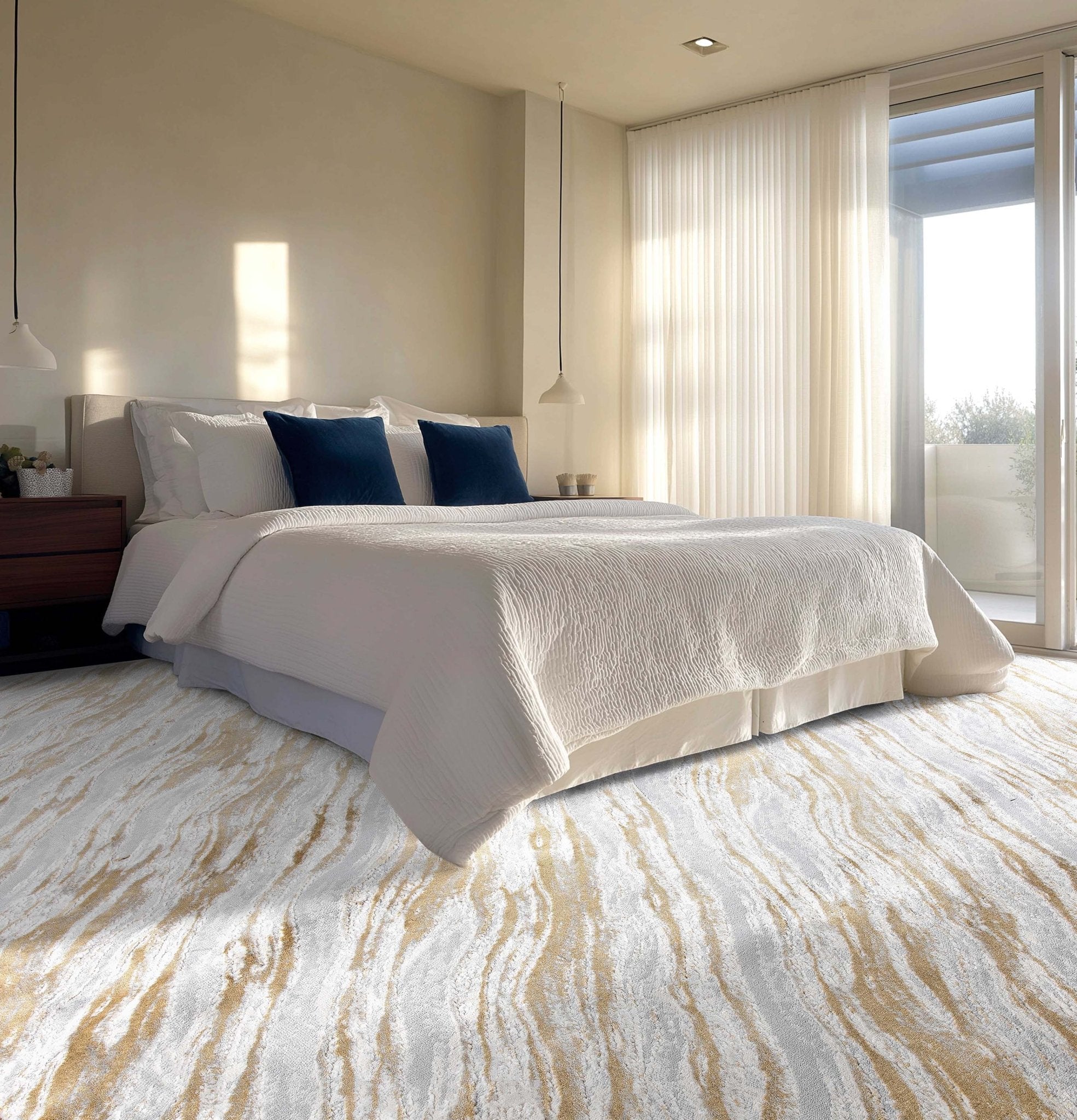 Esmilson Abstract Custom Rug - Wilton Weave, Glam Rug Design, Personalized Sizes、mySite、gigharbornorthrealestate