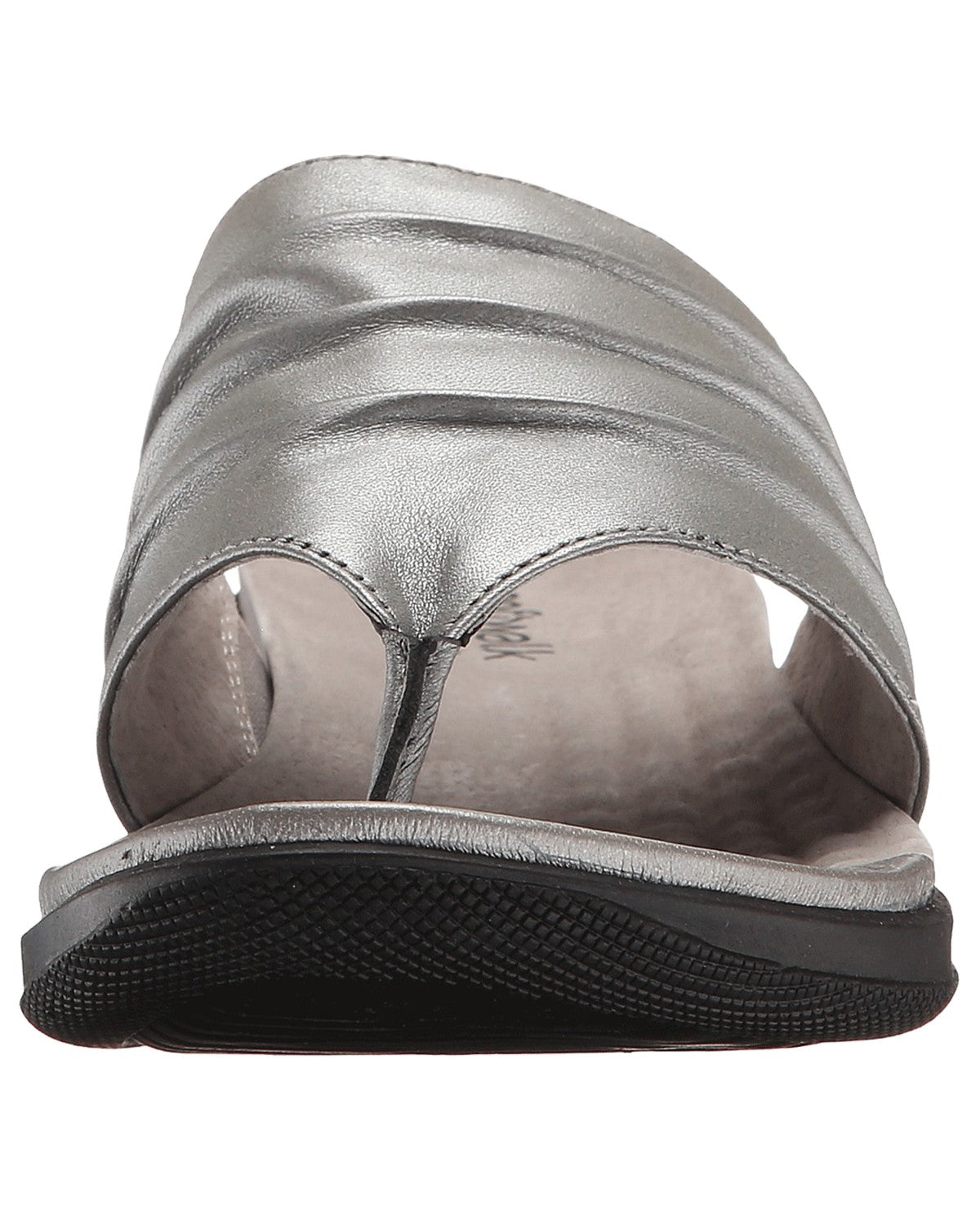 Softwalk Womens Summer Leather Sandals Thick Sole Wedge Slides、mySite、dreamappss