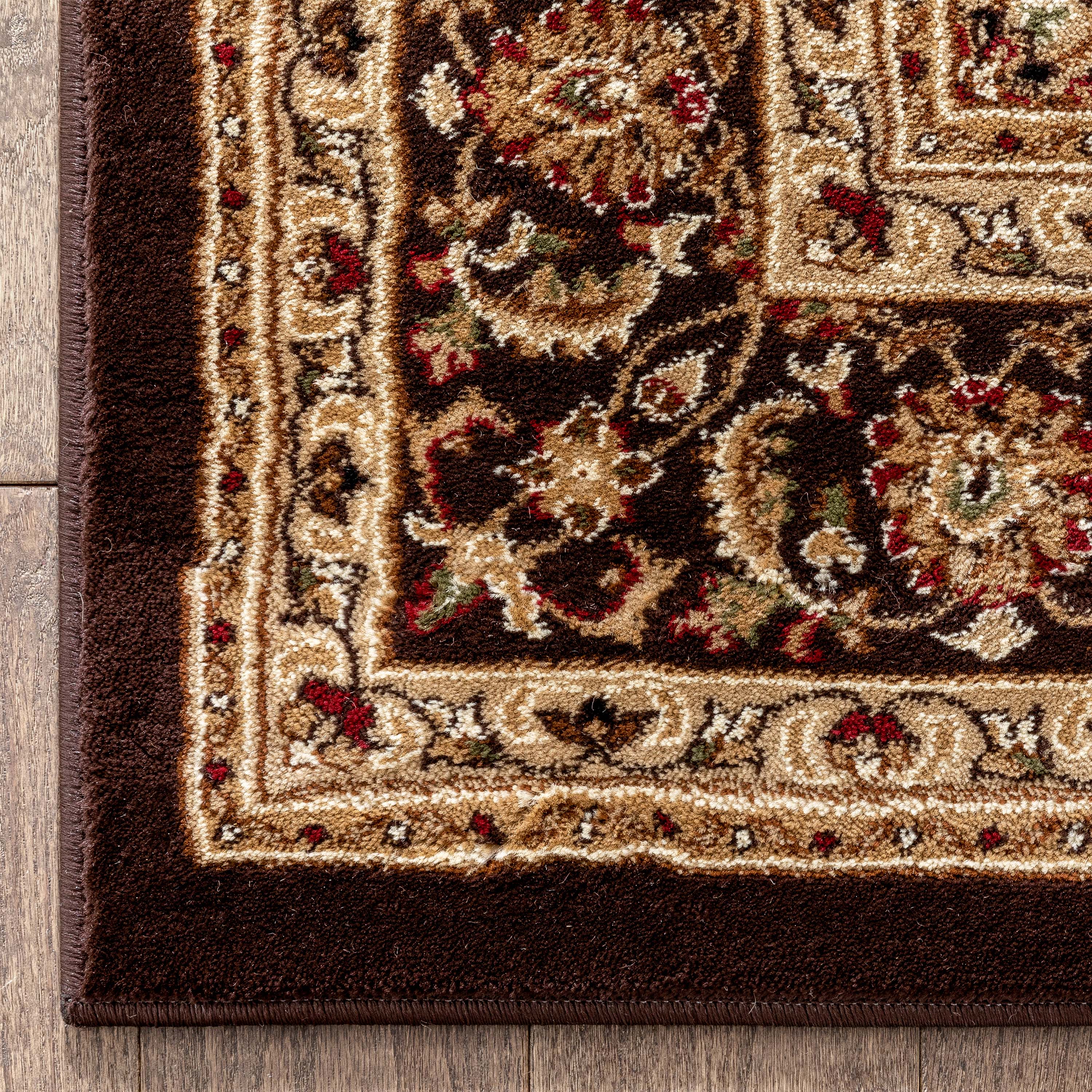 Aviva Brown Traditional Rug、mySite、gigharbornorthrealestate