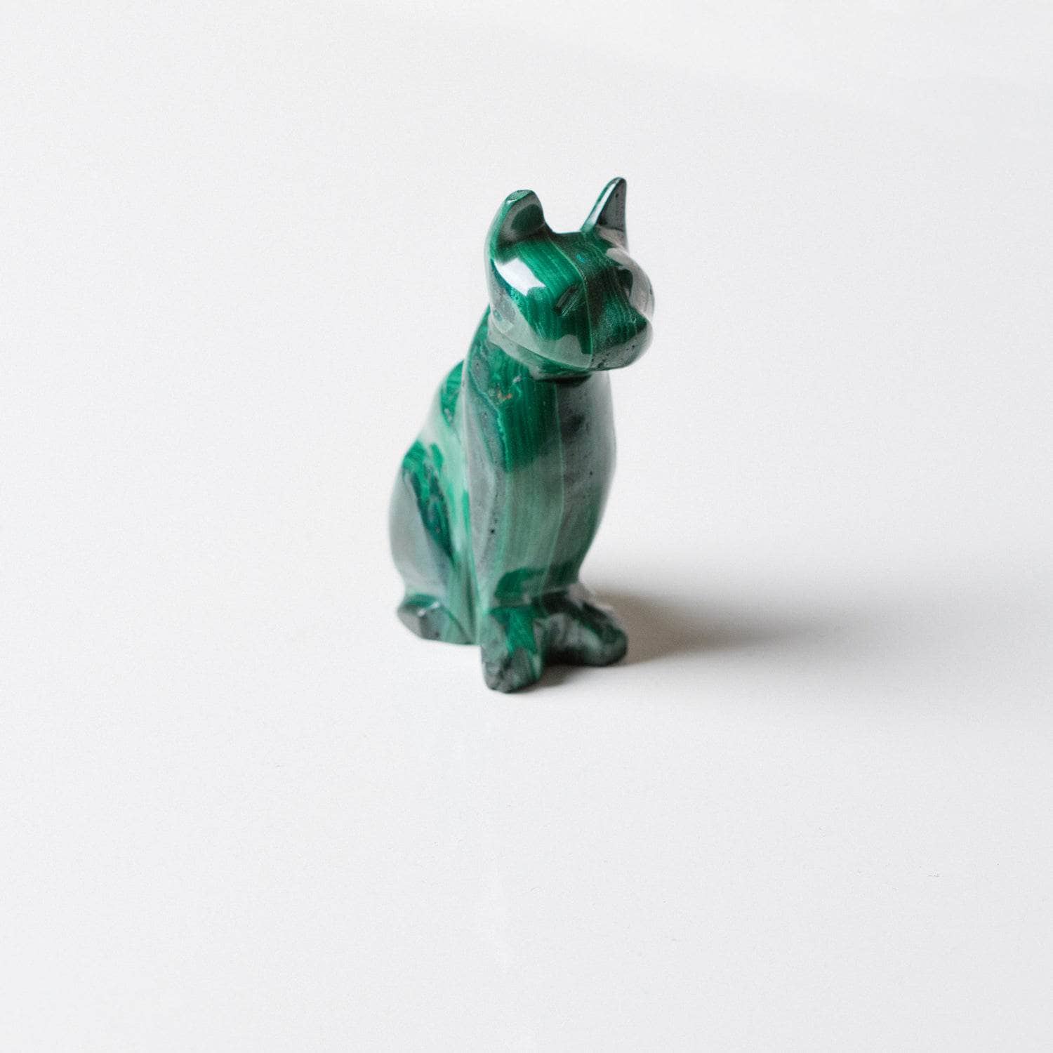 Genuine Malachite Cats - Hand Carved - 1 of a Kind、mySite、hinf8tx79