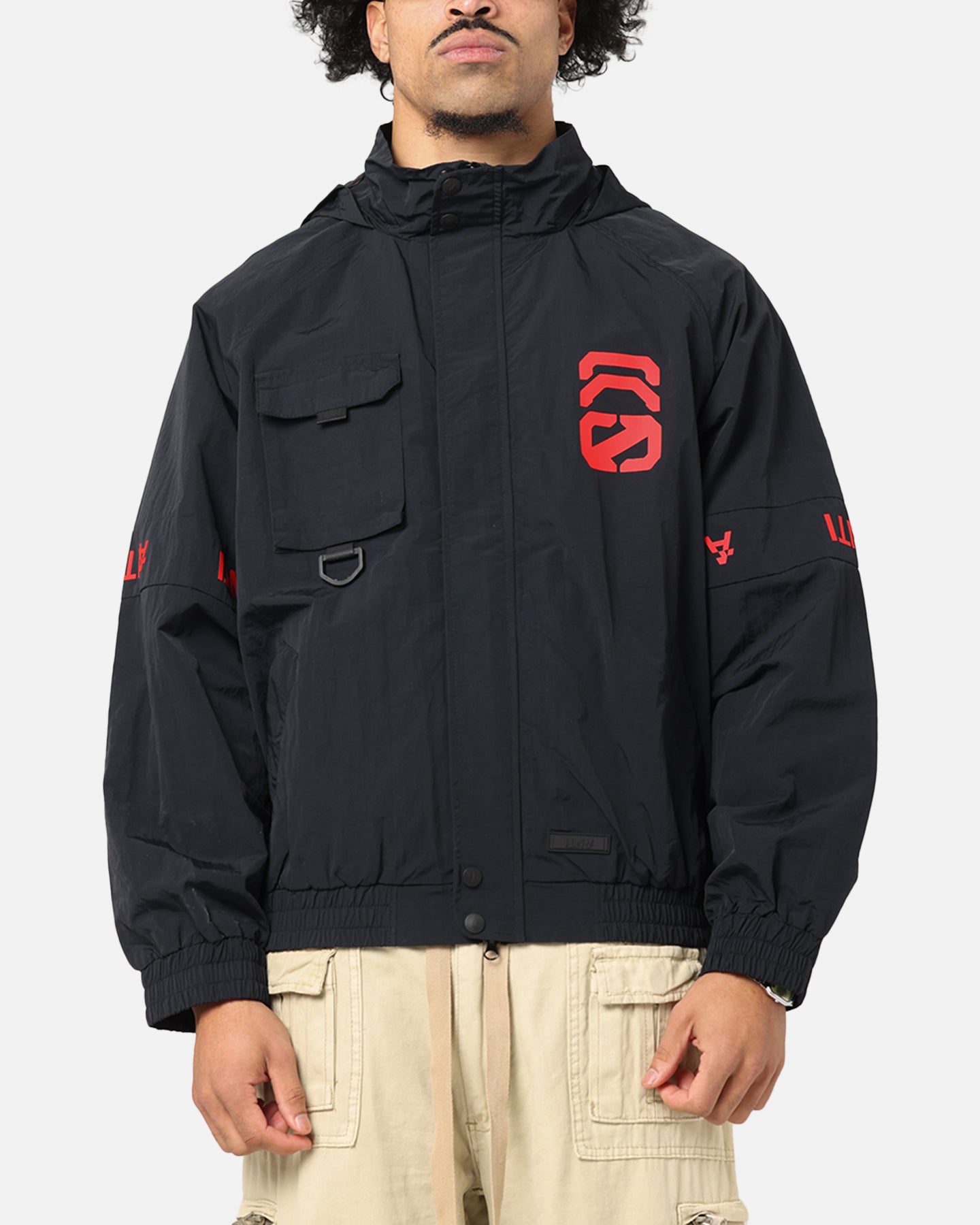 The Anti Order Faction Technical Windbreaker Jacket Black/Red、mySite、zt4zffjzw