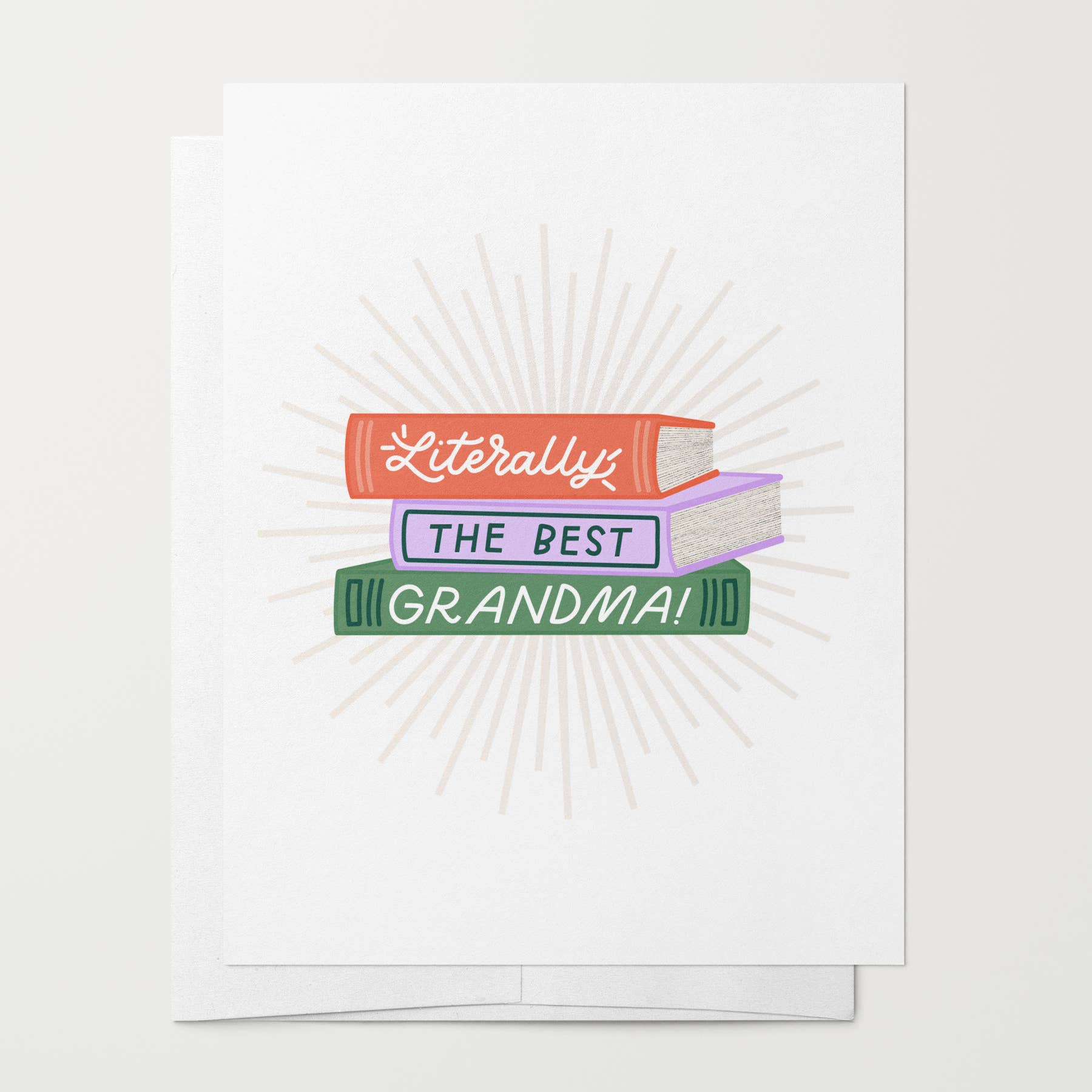 Just Follow Your Art - Literally The Best Grandma Card | Book Lover Greeting Cards、mySite、garagedoors4me