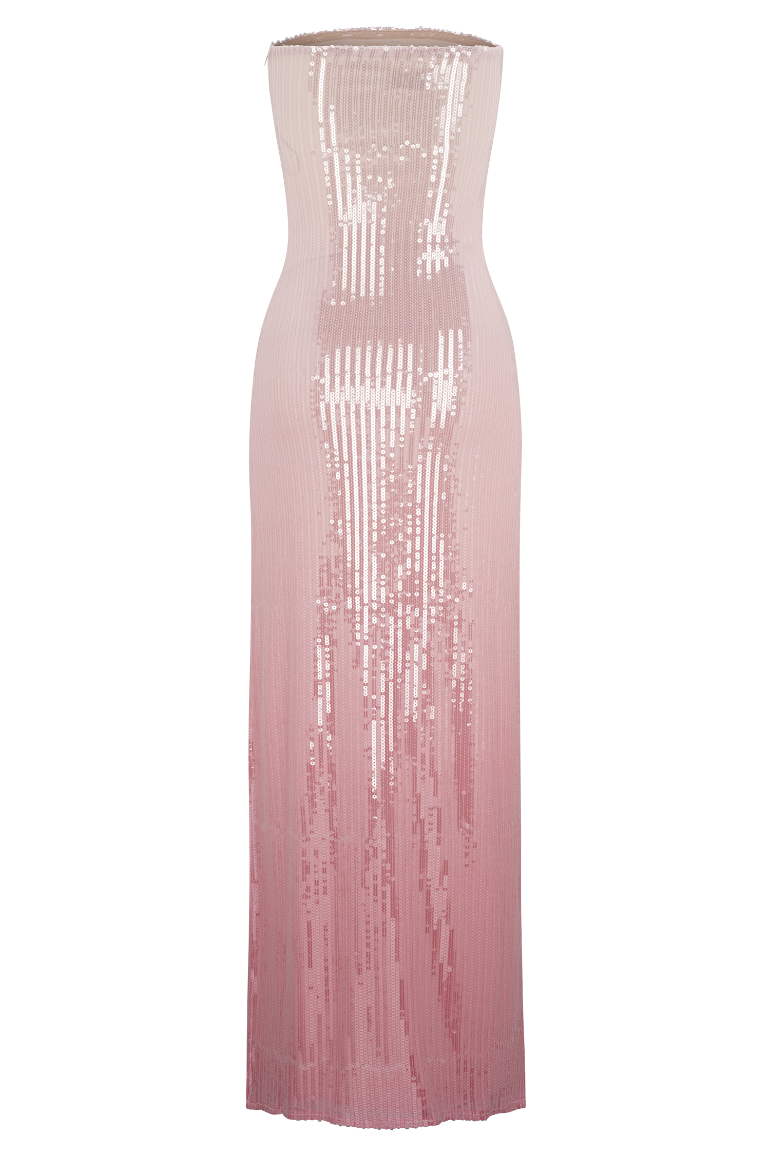 Miranda Strapless Sequin Maxi Dress - Ombre Pink、mySite、solidvoid