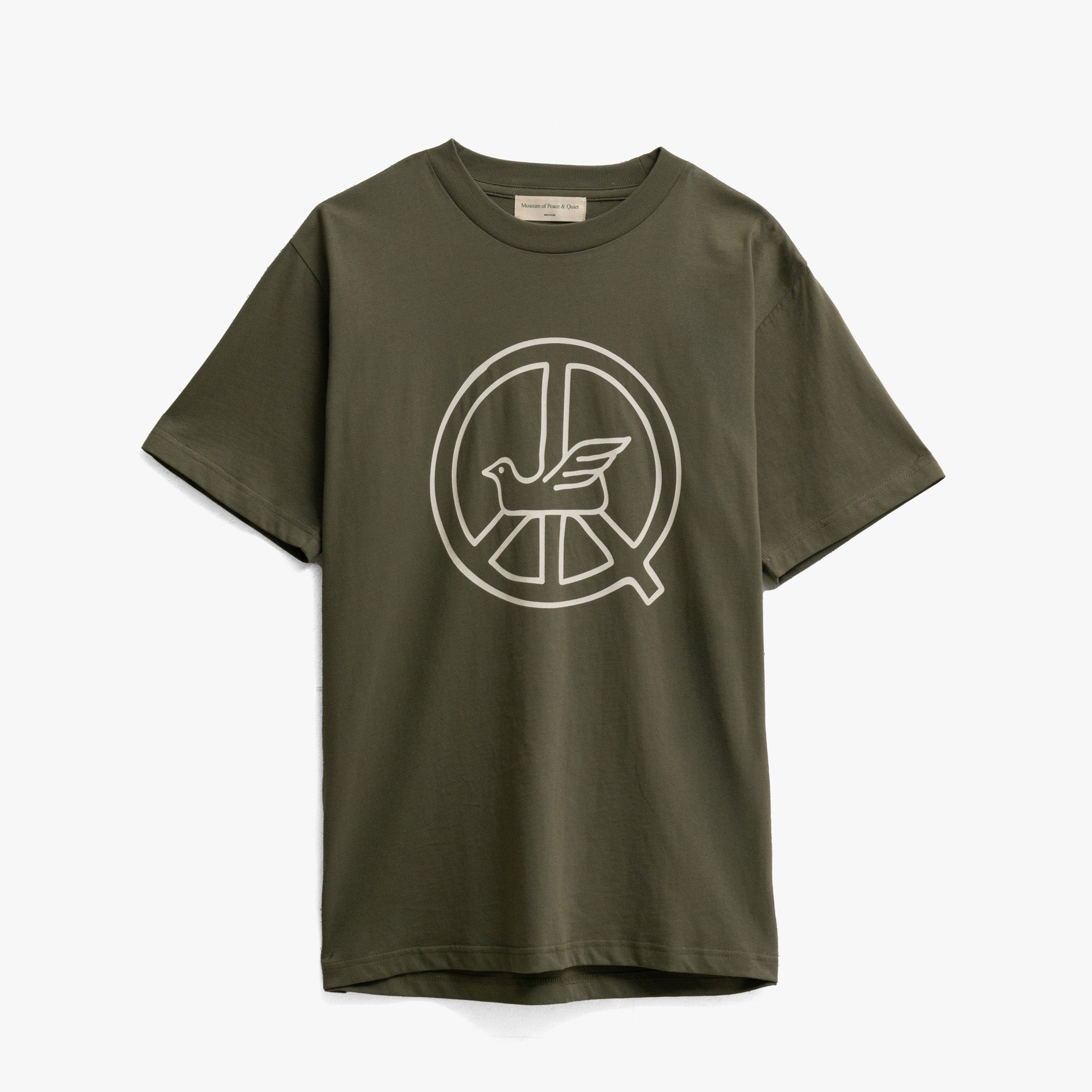  Museum Of Peace & Quiet Dove Tee Olive、mySite、merchandisen