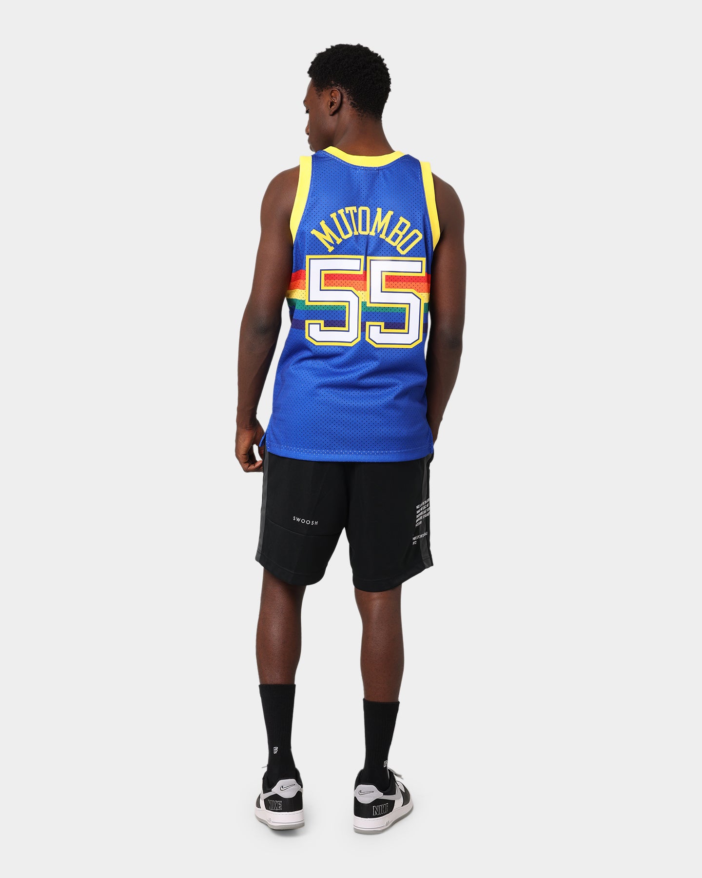 Mitchell & Ness Denver Nuggets Dikembe Mutombo #55 RD '91-'92 Swingman Jersey Royal、mySite、zt4zffjzw