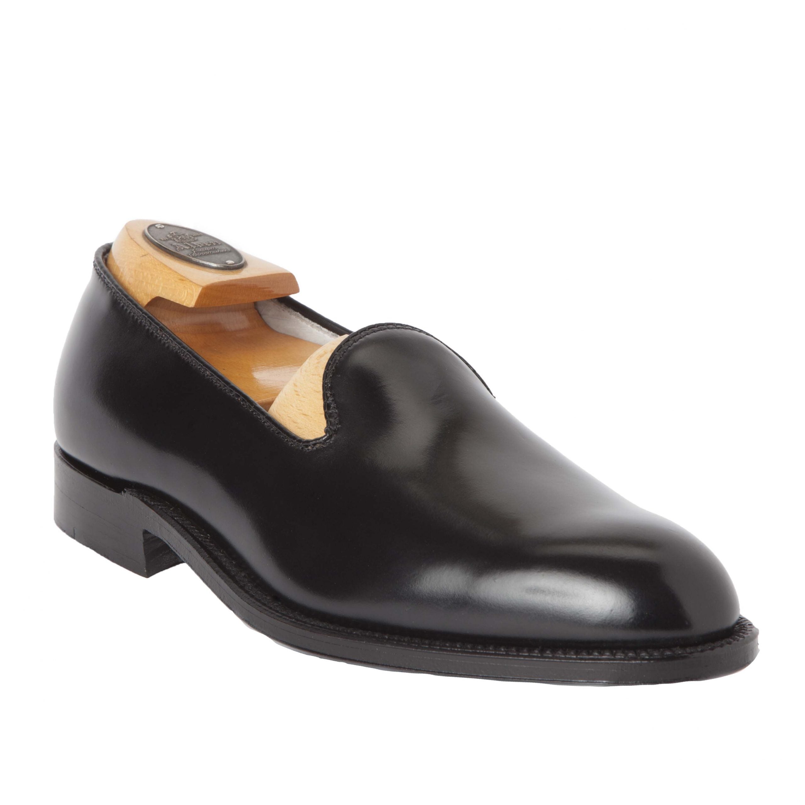  8815 - Plain Toe SlipOn in Black Shell Cordovan、mySite、preschool7hills