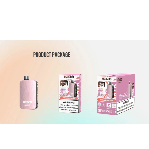 HECOO Space DTL Expert 30,000 Puffs Disposable Vape 20mL 5 Pack、mySite、zt4zffjzw