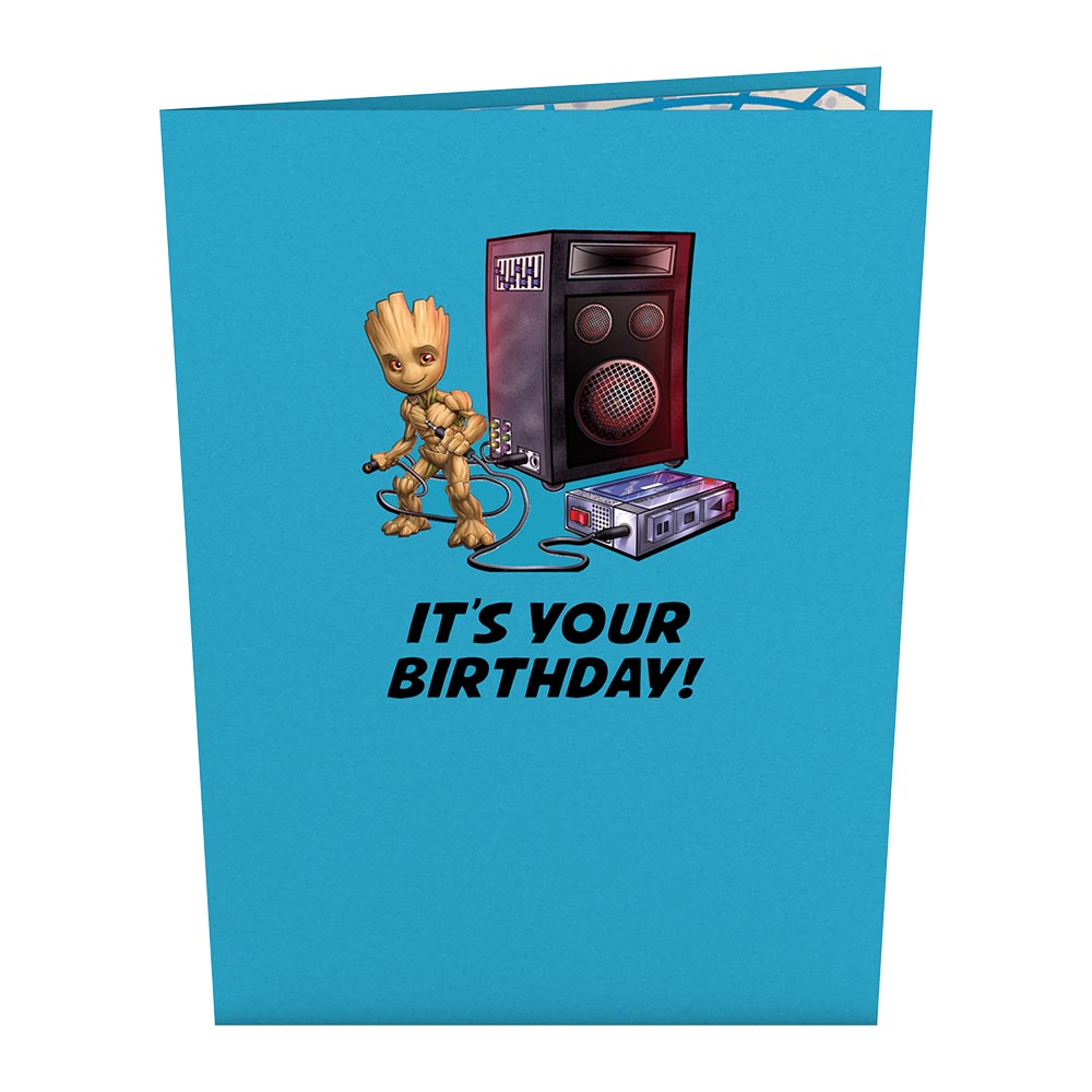 Marvel's Guardians of the Galaxy Galactic Birthday Pop-Up Card、mySite、solidvoid
